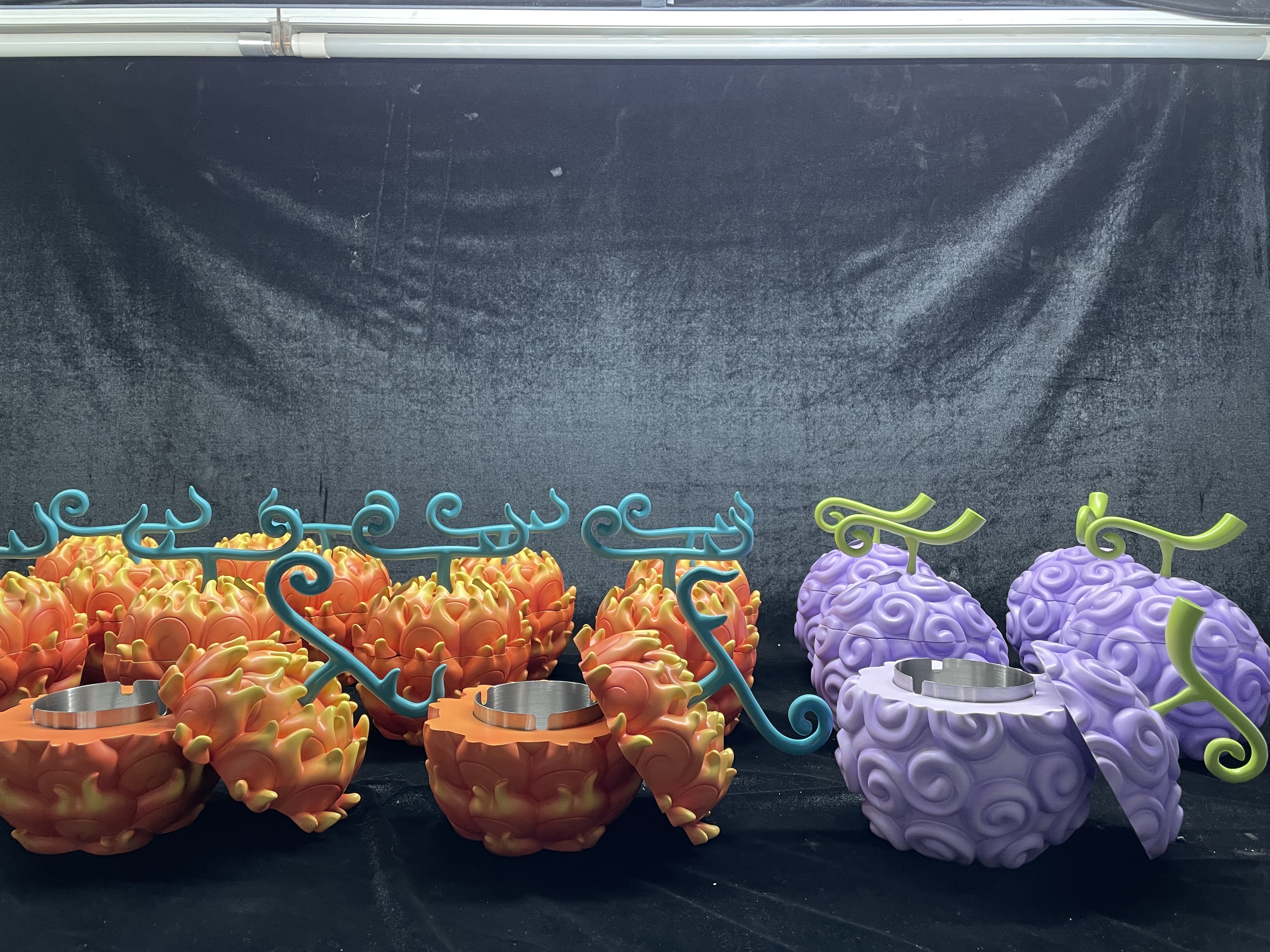 RT Studios 惡魔果實菸灰缸系列-燒燒果實菸灰缸、橡膠果實菸灰缸