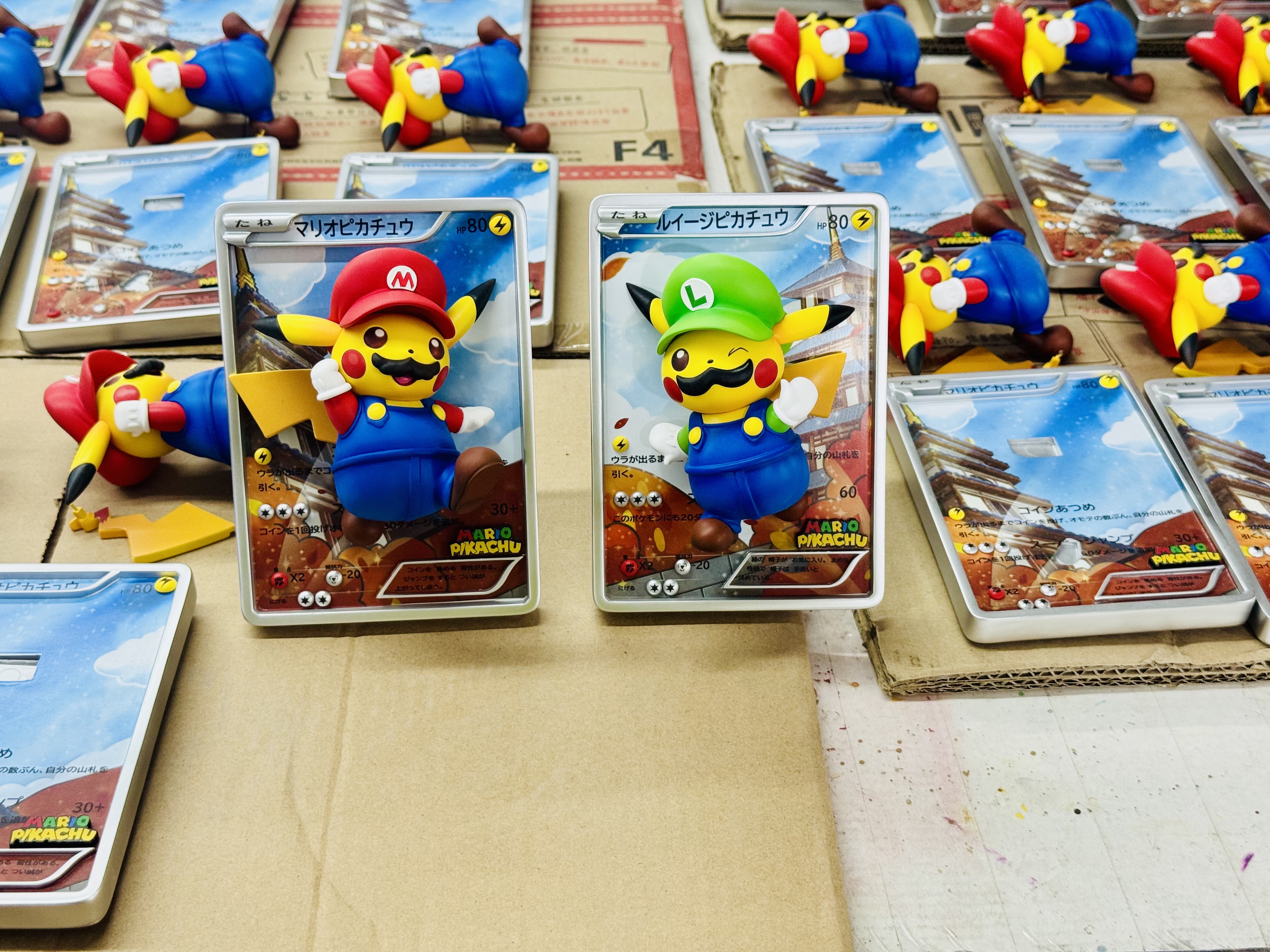 GEISHA瑰夏社 卡牌第十五彈和十六彈 馬里奧皮卡丘和路易吉皮卡丘