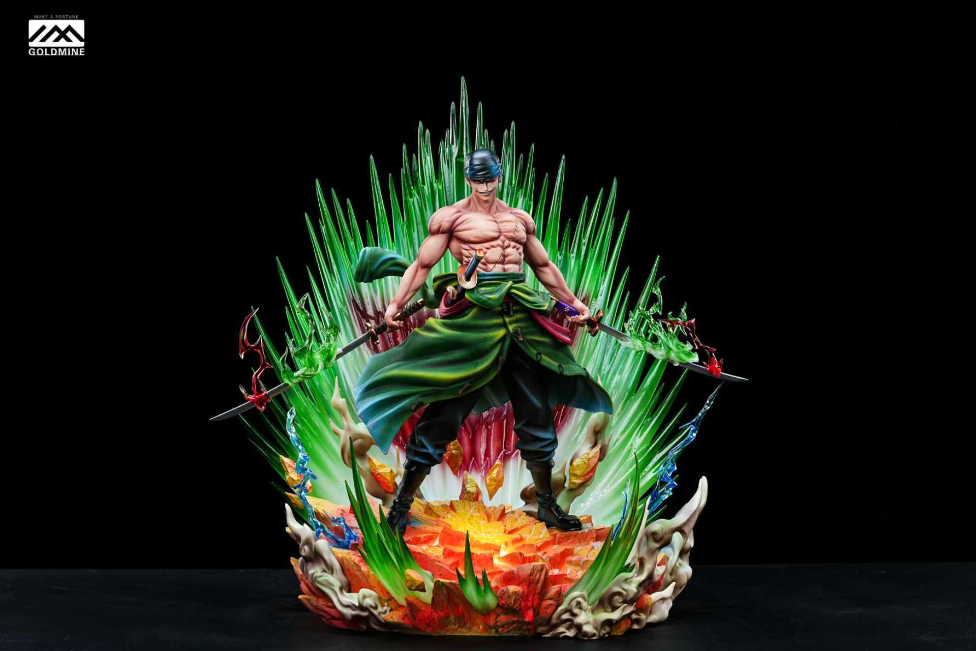 金山工作室 草帽團共鳴第一彈 地獄之王·索隆  綠色