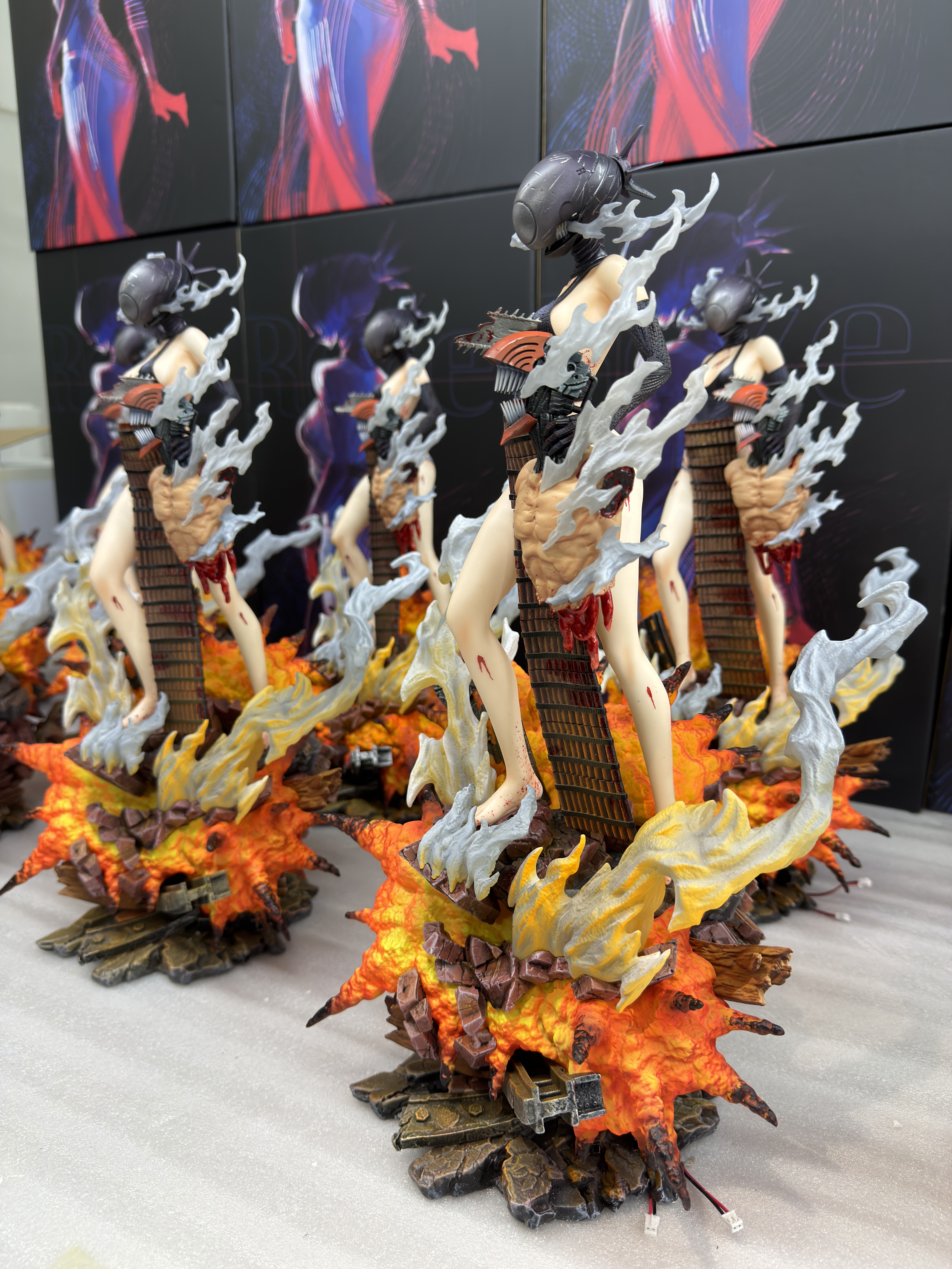 QuietArt×Hera Studio 炸彈惡魔 波姆&蕾塞&Kiss胸像