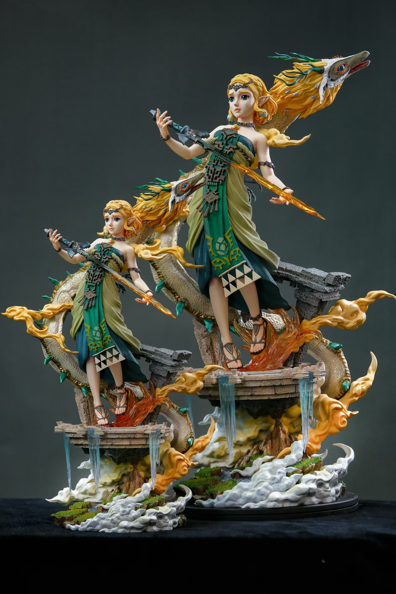 hero belief × hunter fan 塞爾達傳說 塞爾達公主雕像