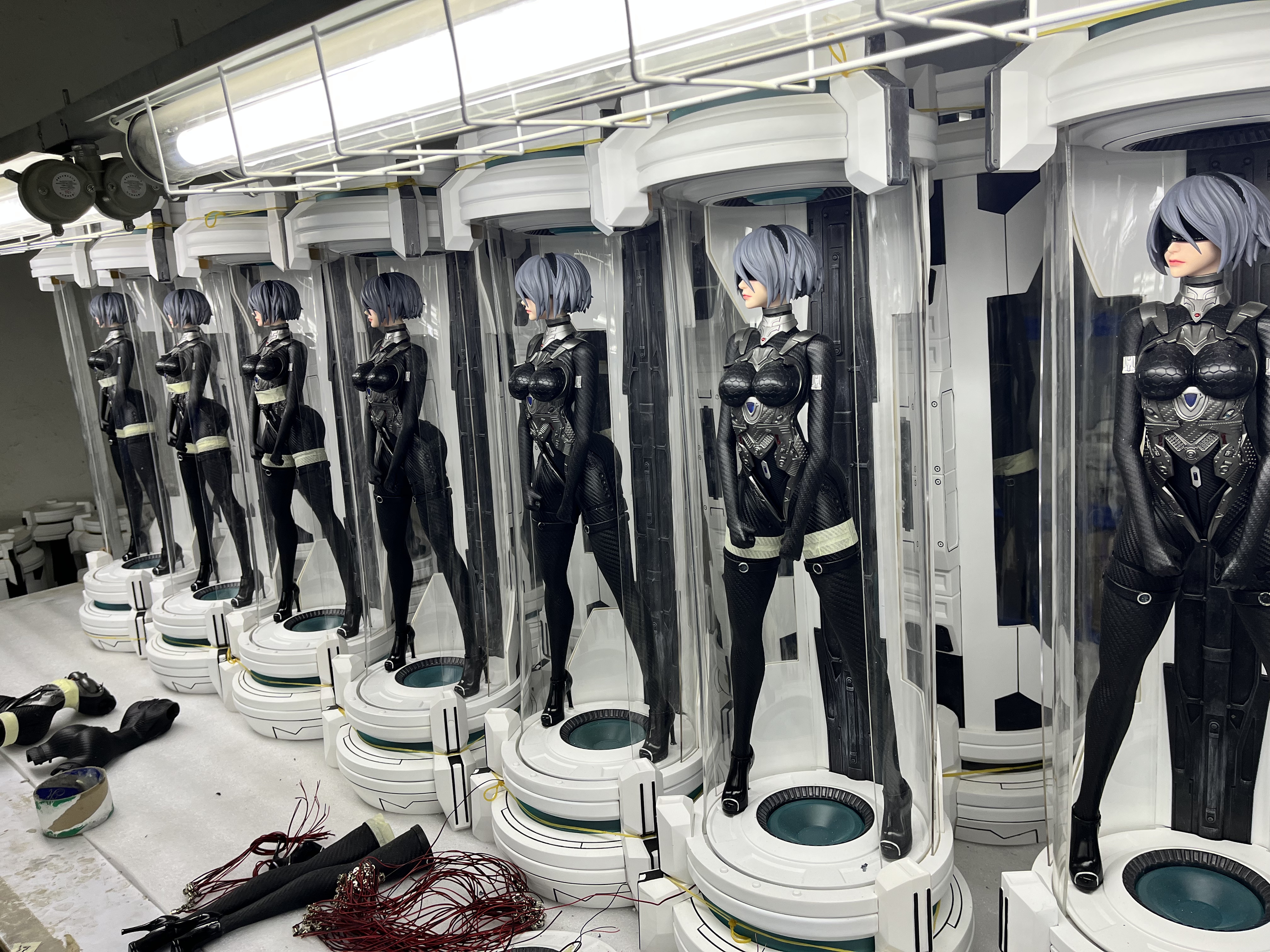 QKST工作室 電動雕像 重金屬2 B機械形態