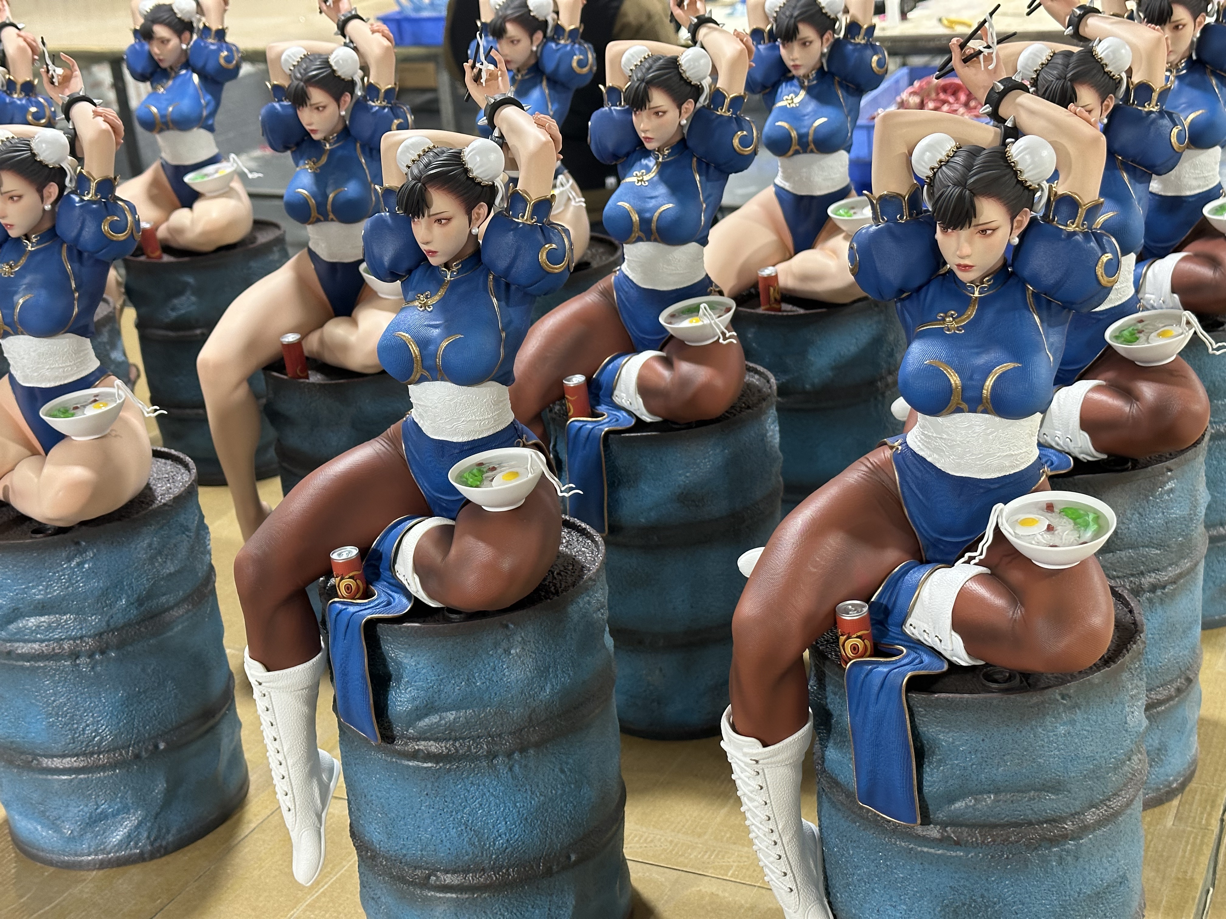 ORIGIN STUDIO 輕雕像女性格鬥家 春麗