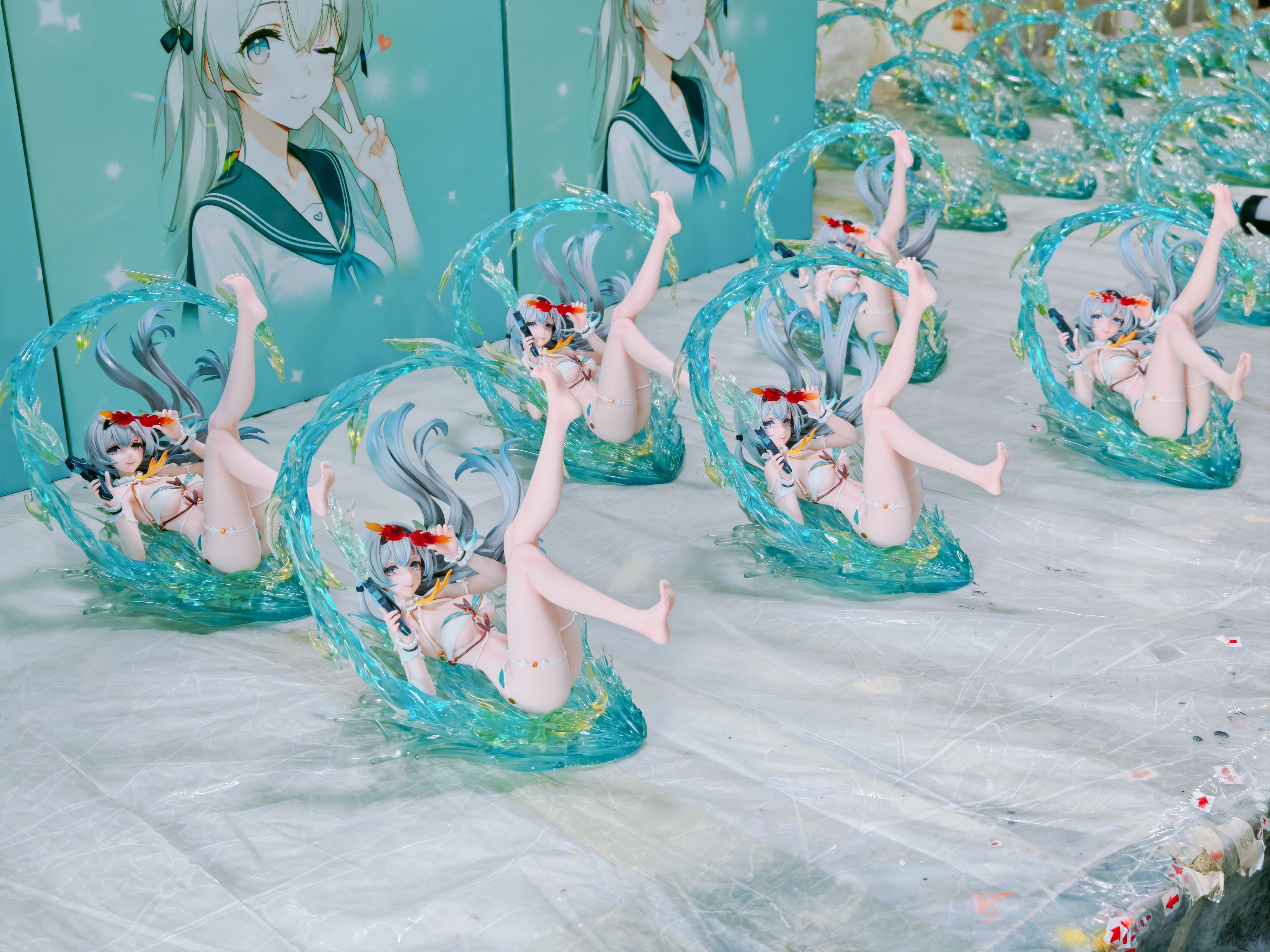 笠卉工作室 泳裝流螢-清涼夏日