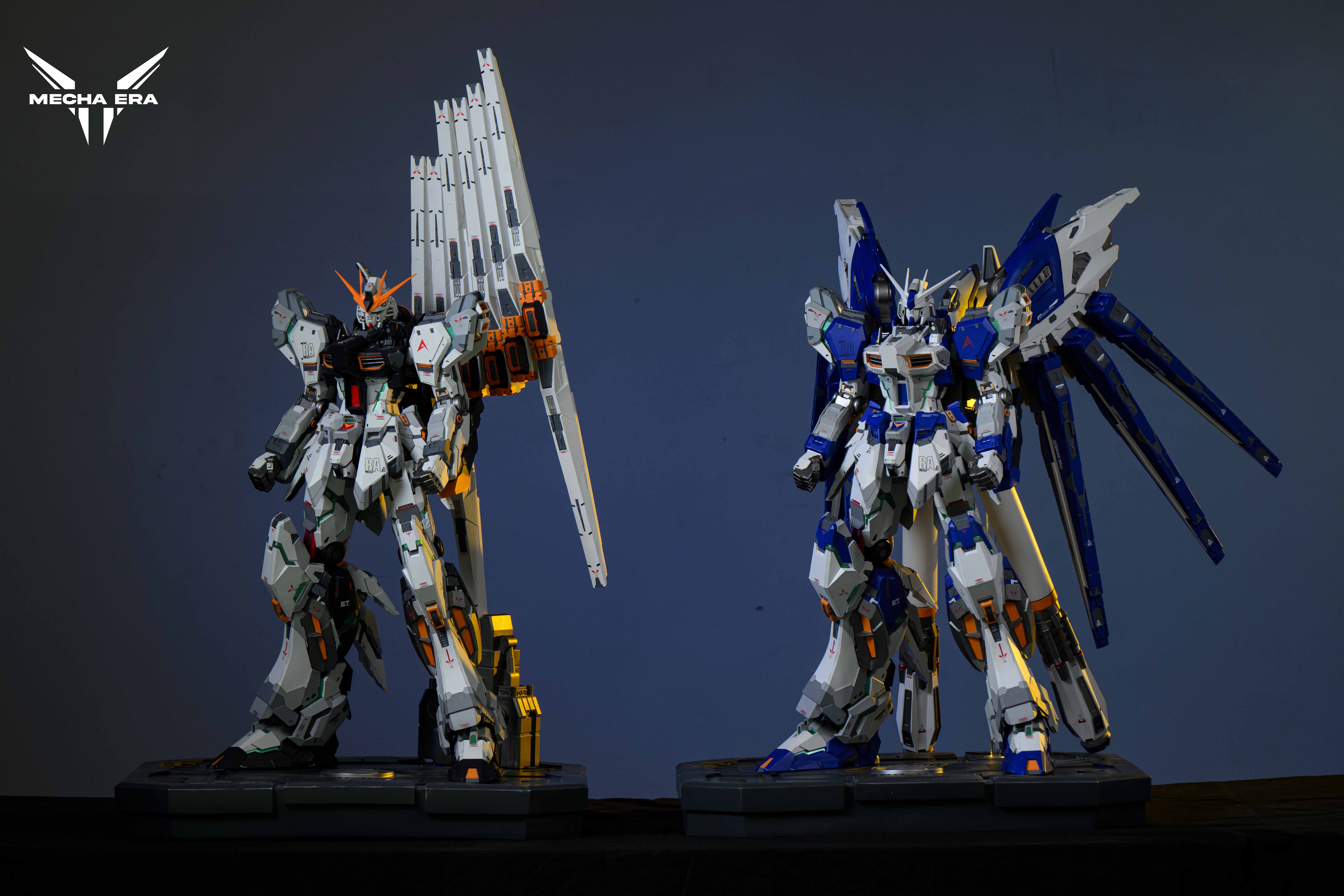 MECHA ERA工作室 黑牛機甲&藍牛機甲雙形態超限定版立體場景雕像