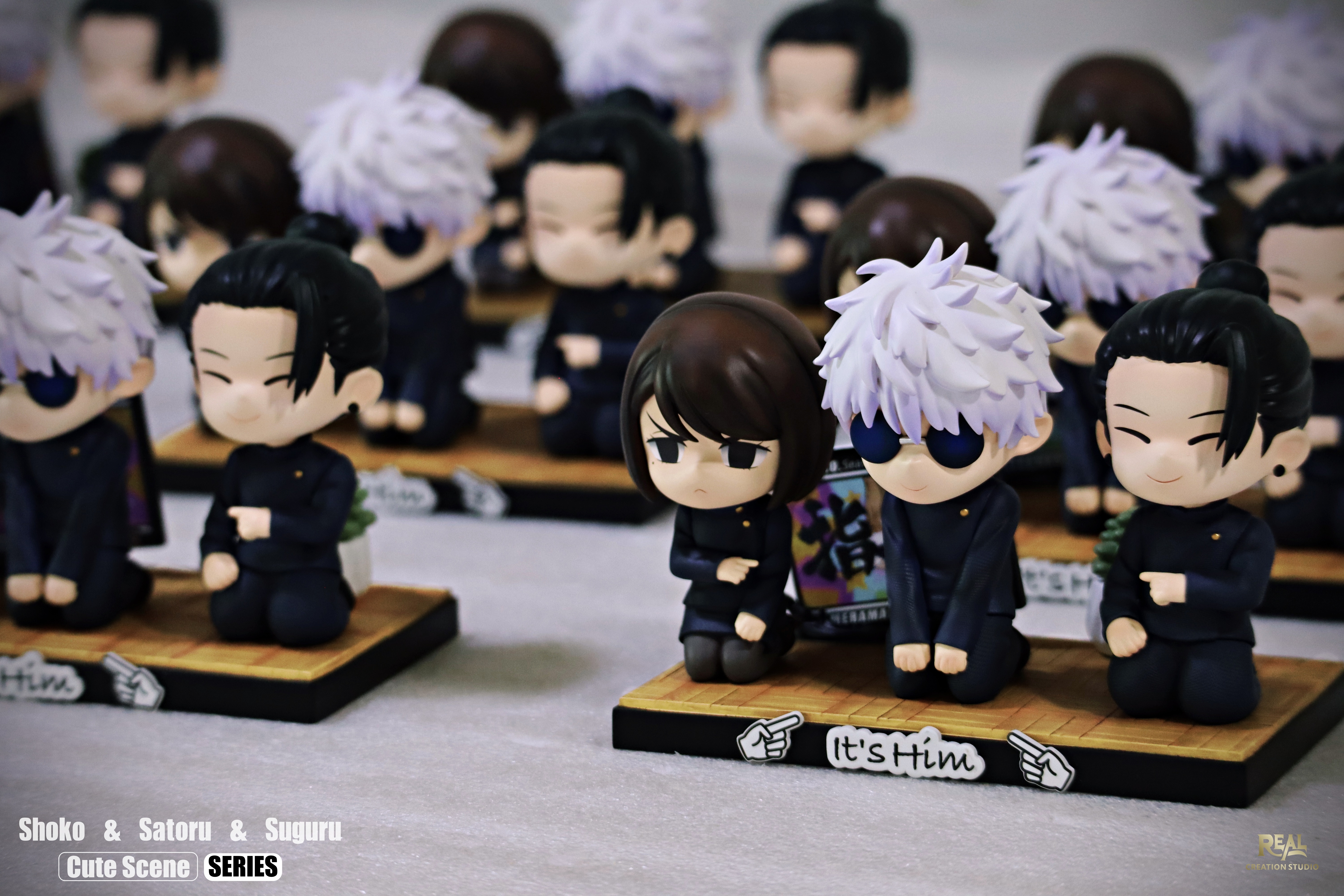 Real Creation Q版場景系列第五彈 懷玉三人組（五條悟&硝子&夏油傑）