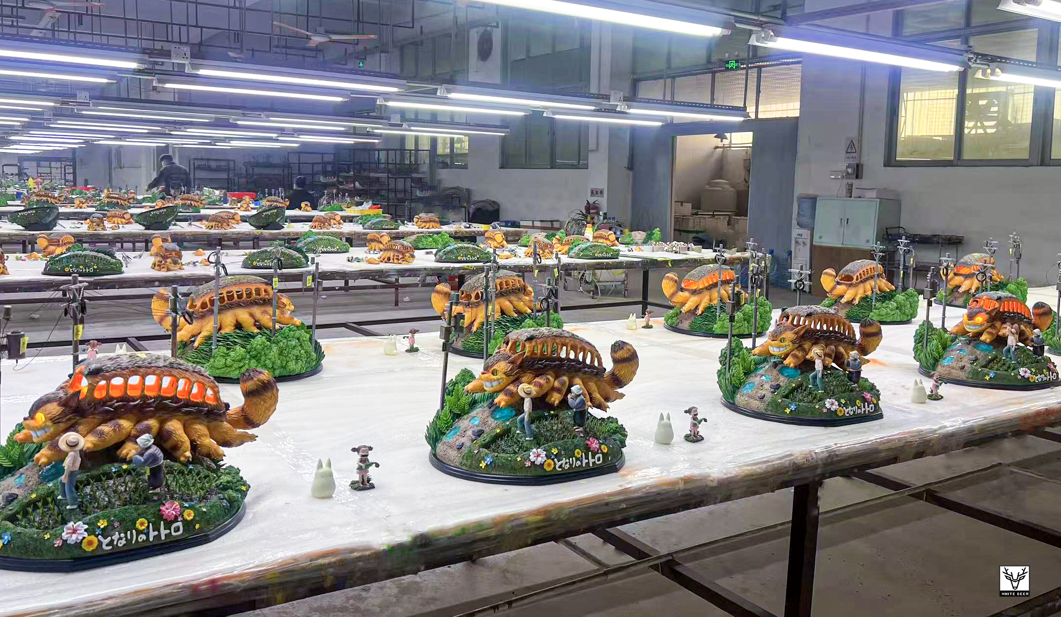 白鹿-studio 宮崎駿系列-第三彈 收藏級雕像 龍貓-貓巴士