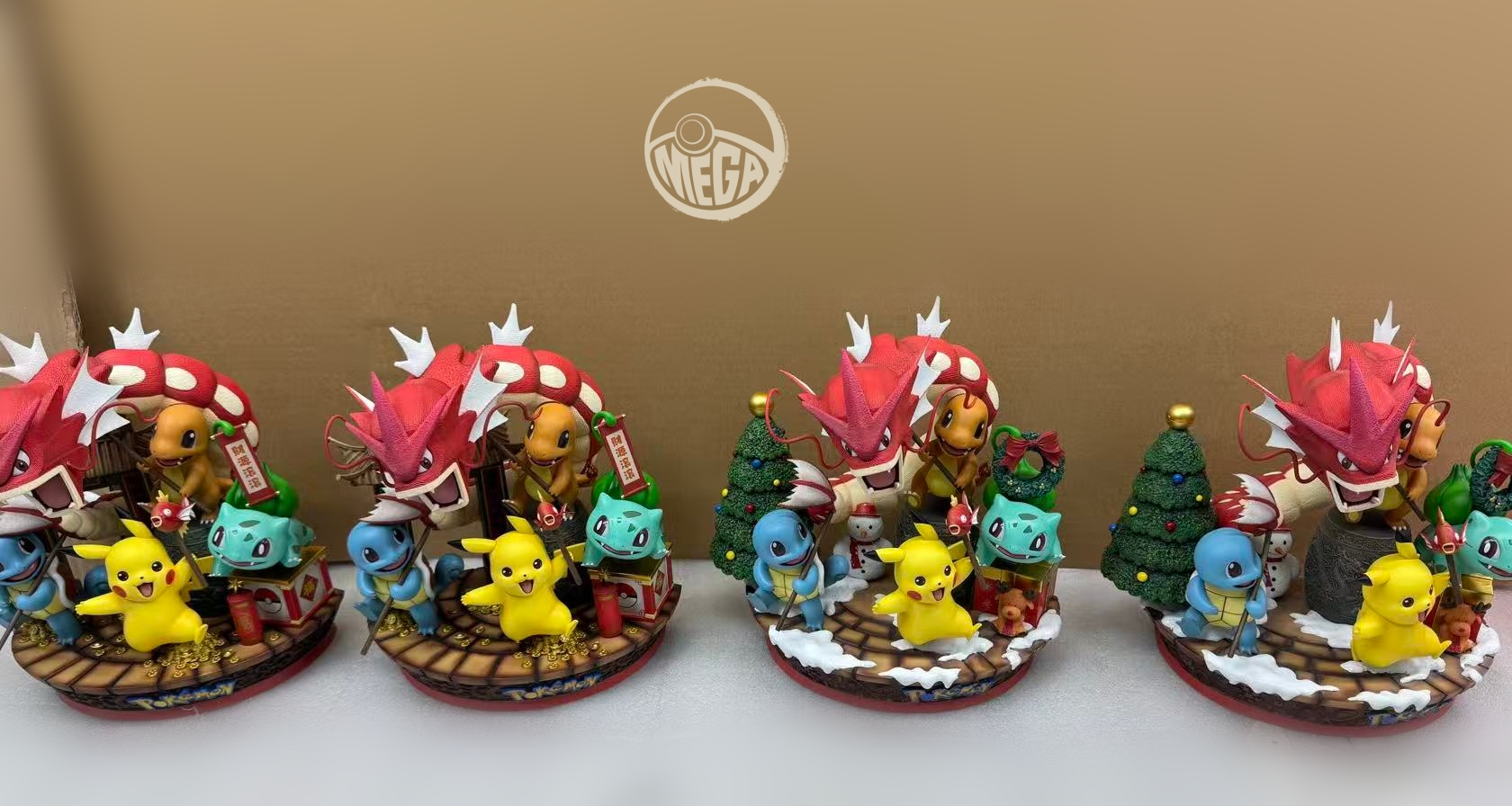 MEGA SPAC 聯名 零組 寶可夢場景系列第一二彈 春與聖誕