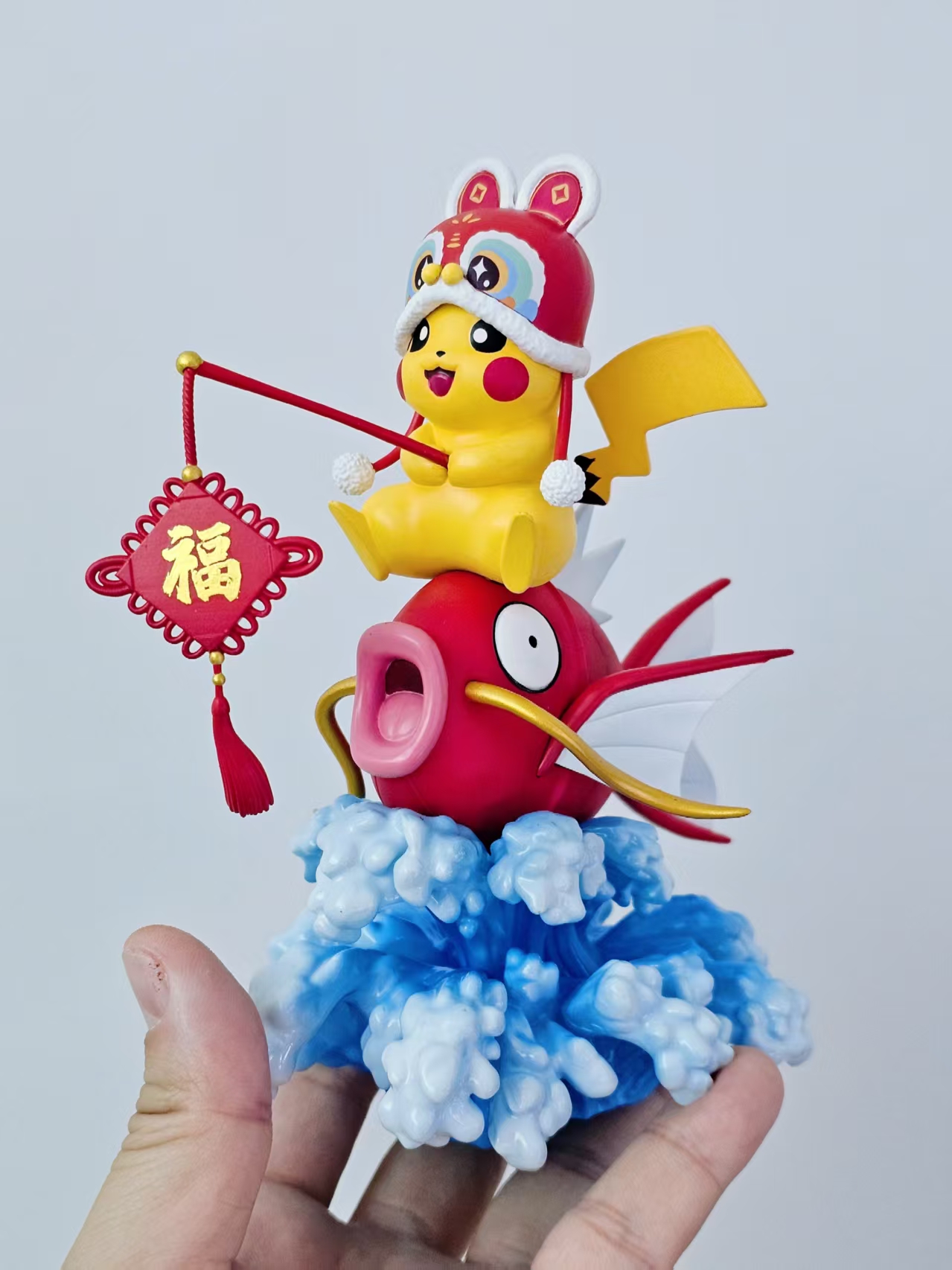 池魚王工作室 招財送福皮卡丘