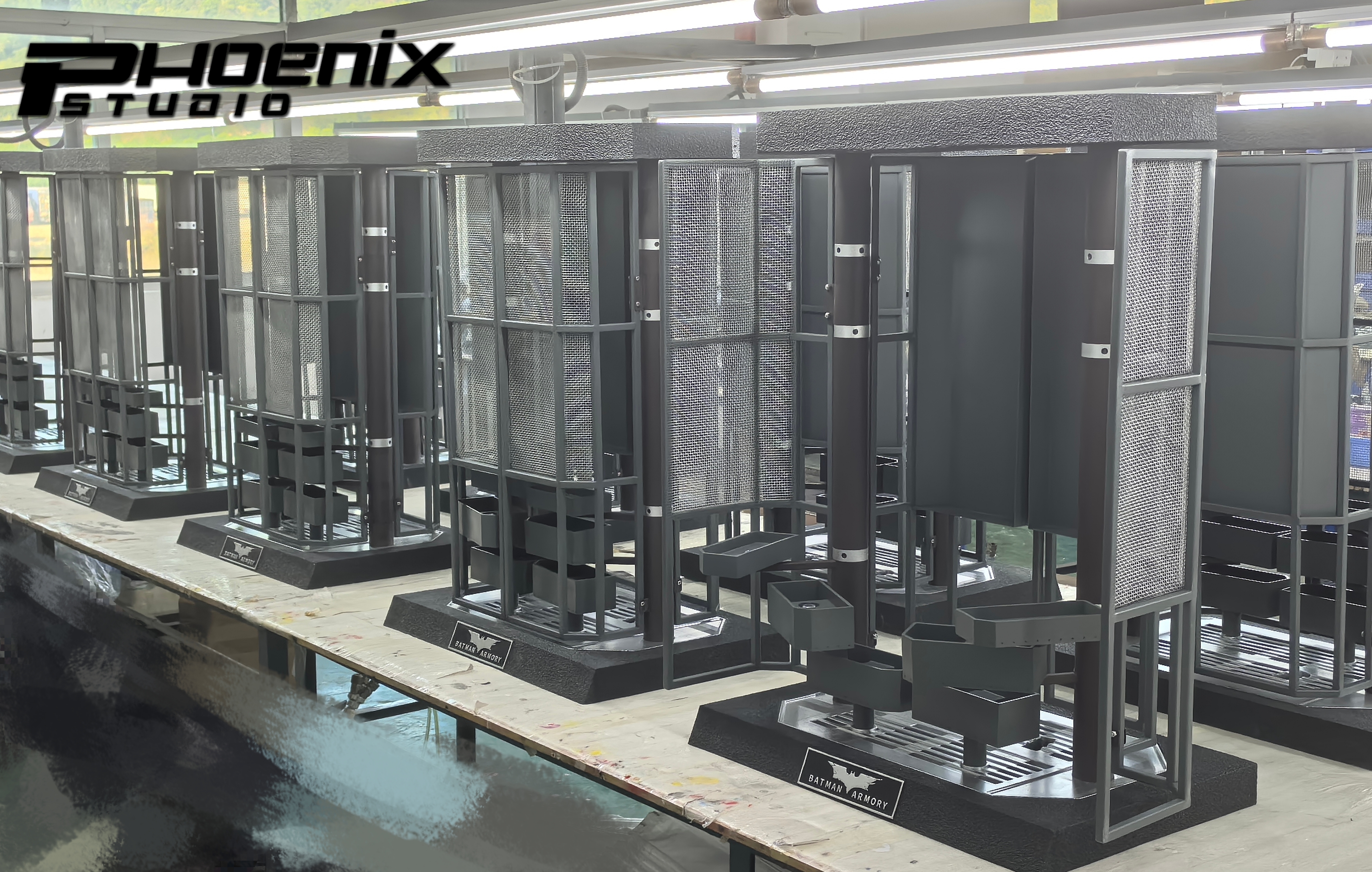 Phoenix studio 《蝙蝠俠黑暗騎士》1/3格納庫場景