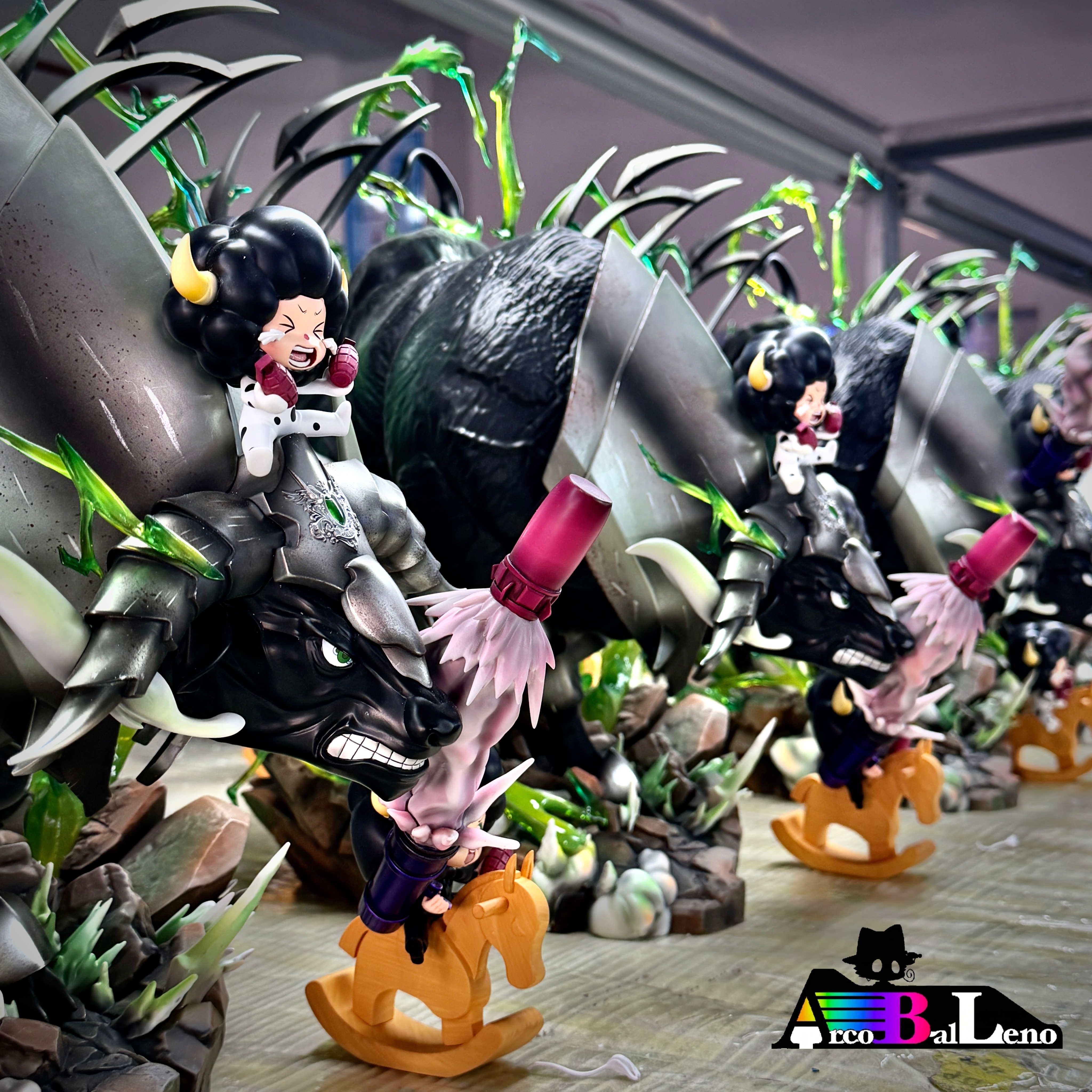 Arcobaleno studio 家教未來篇共鳴 第二彈 西蘭花妖怪 + Arcobaleno studio 家教未來篇共鳴 第二彈配件包-奶牛西蘭花妖怪