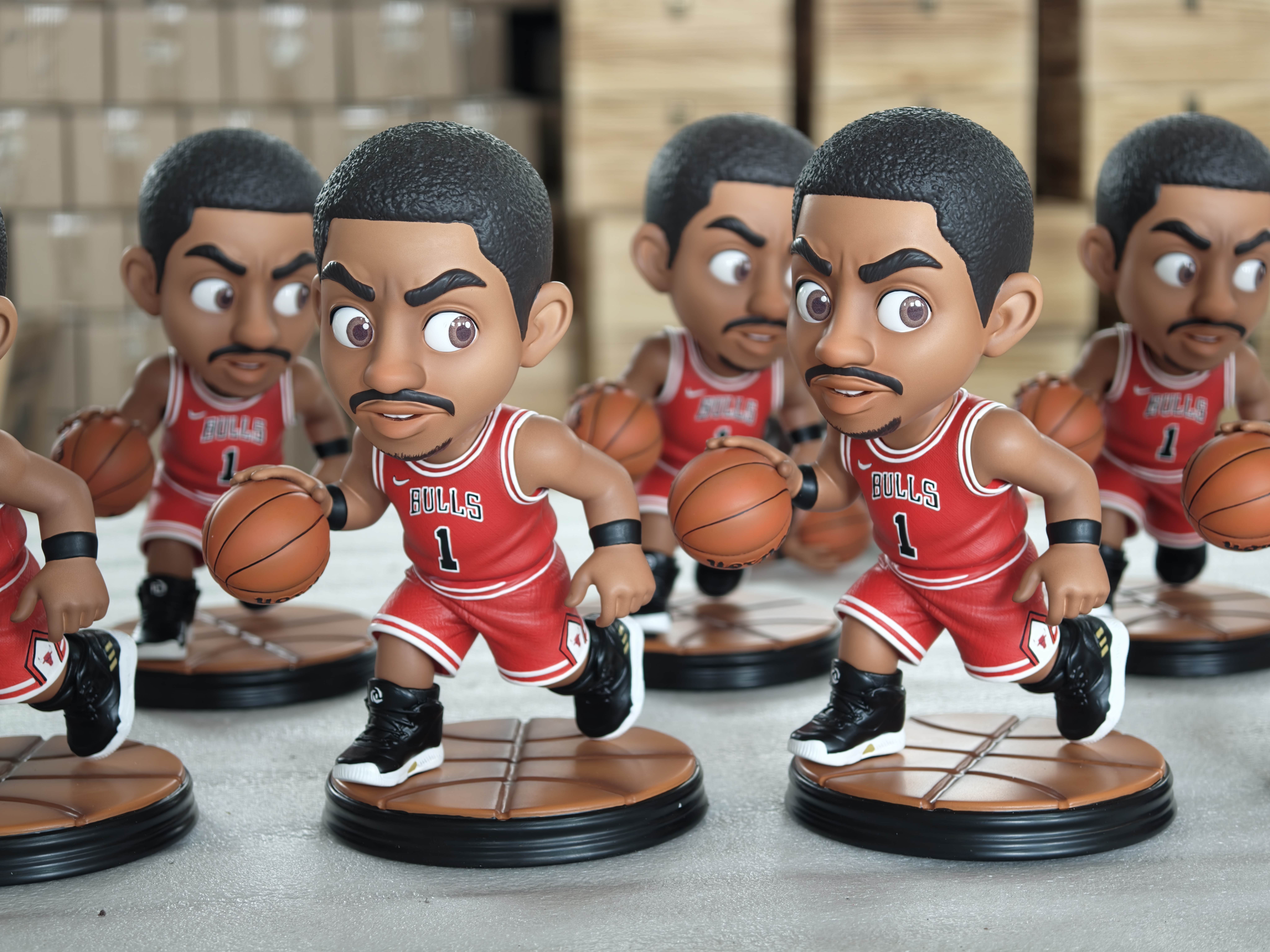 M 3工作室 NBA 公牛 羅斯 模型GK雕像 Q版