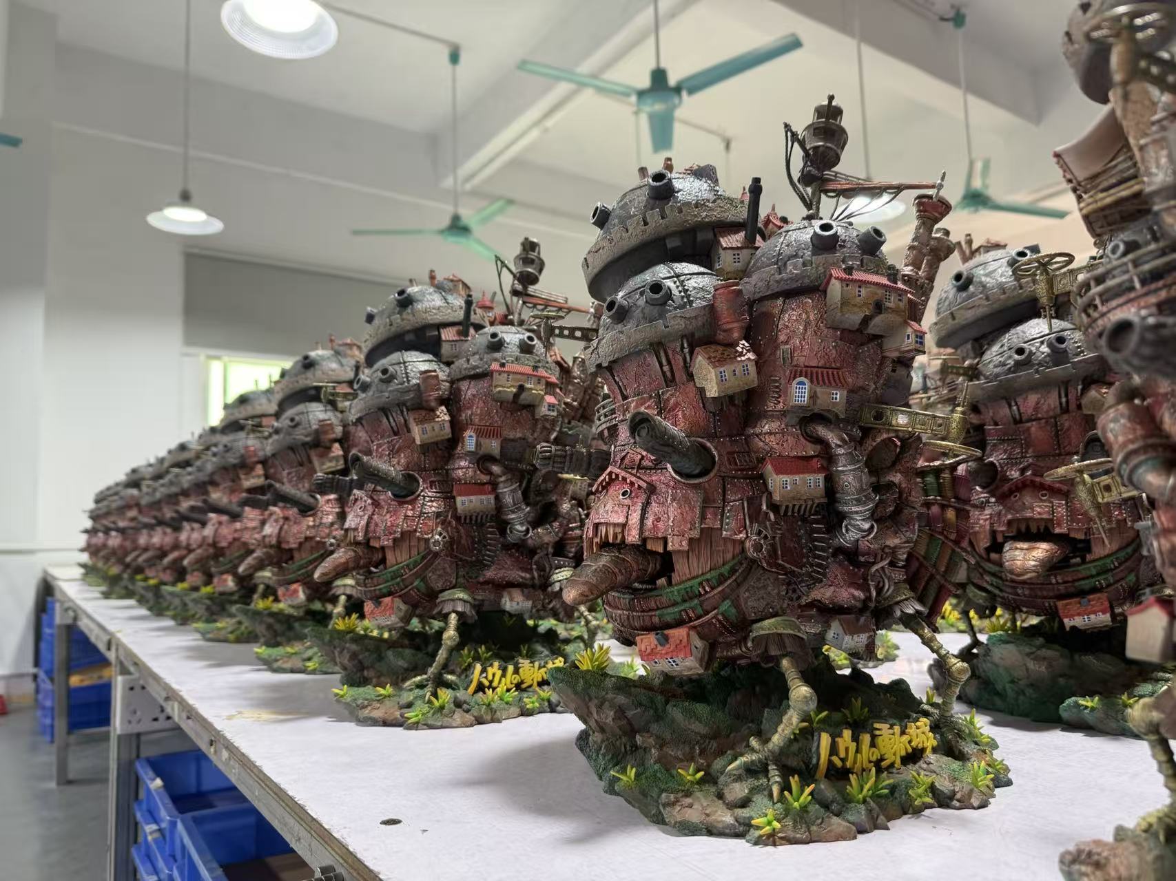 OPM-Studio 宮崎駿桌面場景系列009-哈爾的移動城堡-行走的城堡