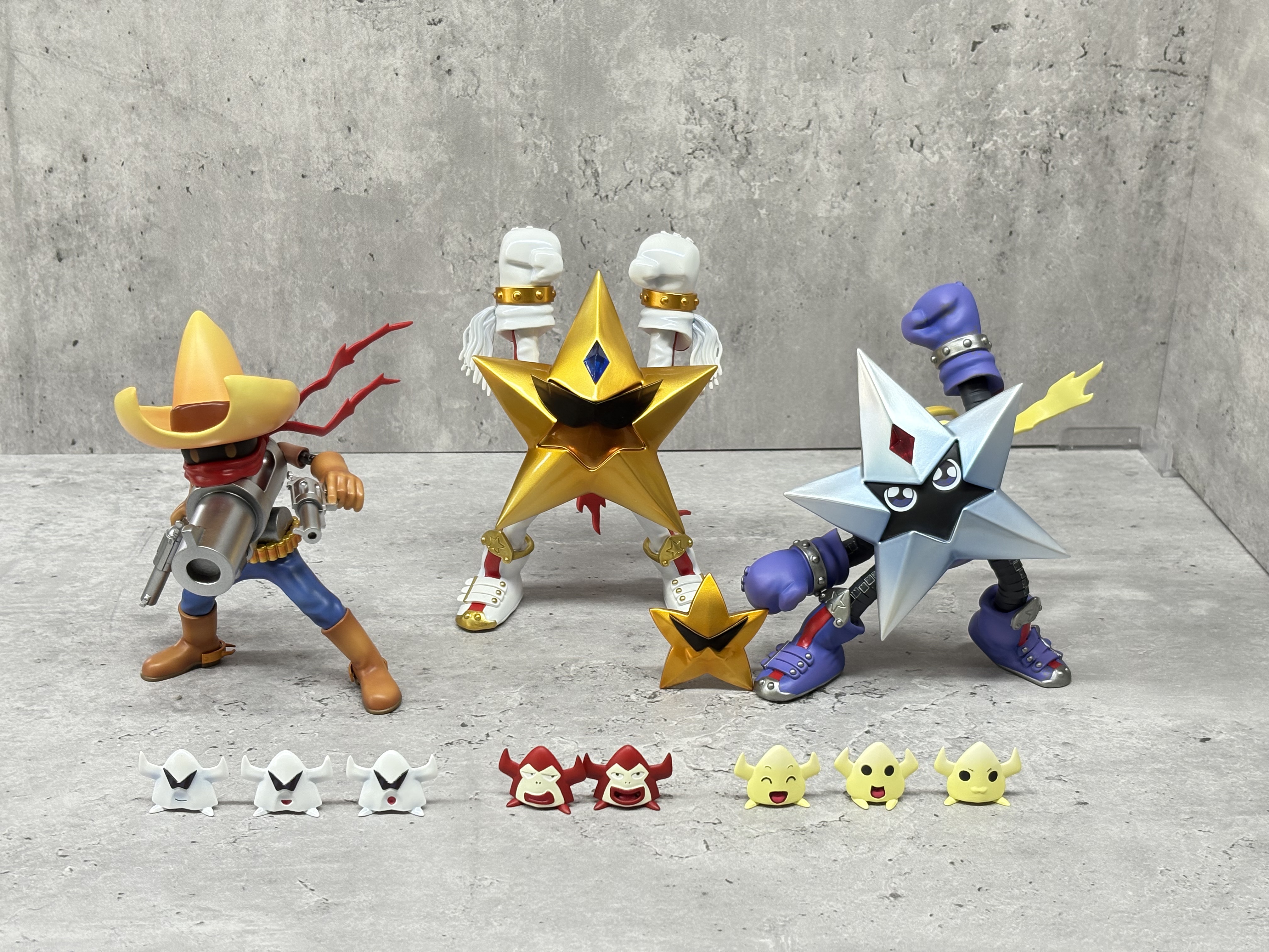 T 1-studio 數碼寶貝02-NPC系列 星星獸&左輪獸&巨星獸