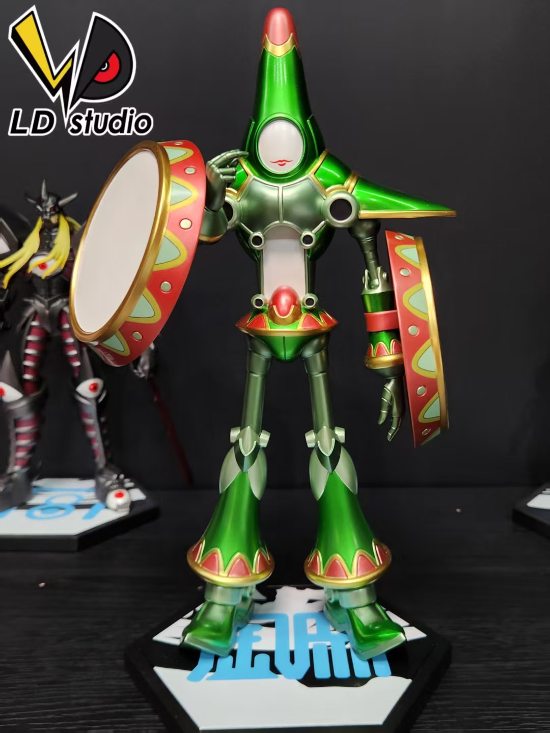 LD老丁工作室 數碼寶貝04無限地帶十鬥士共鳴系列第十彈 銀鏡獸