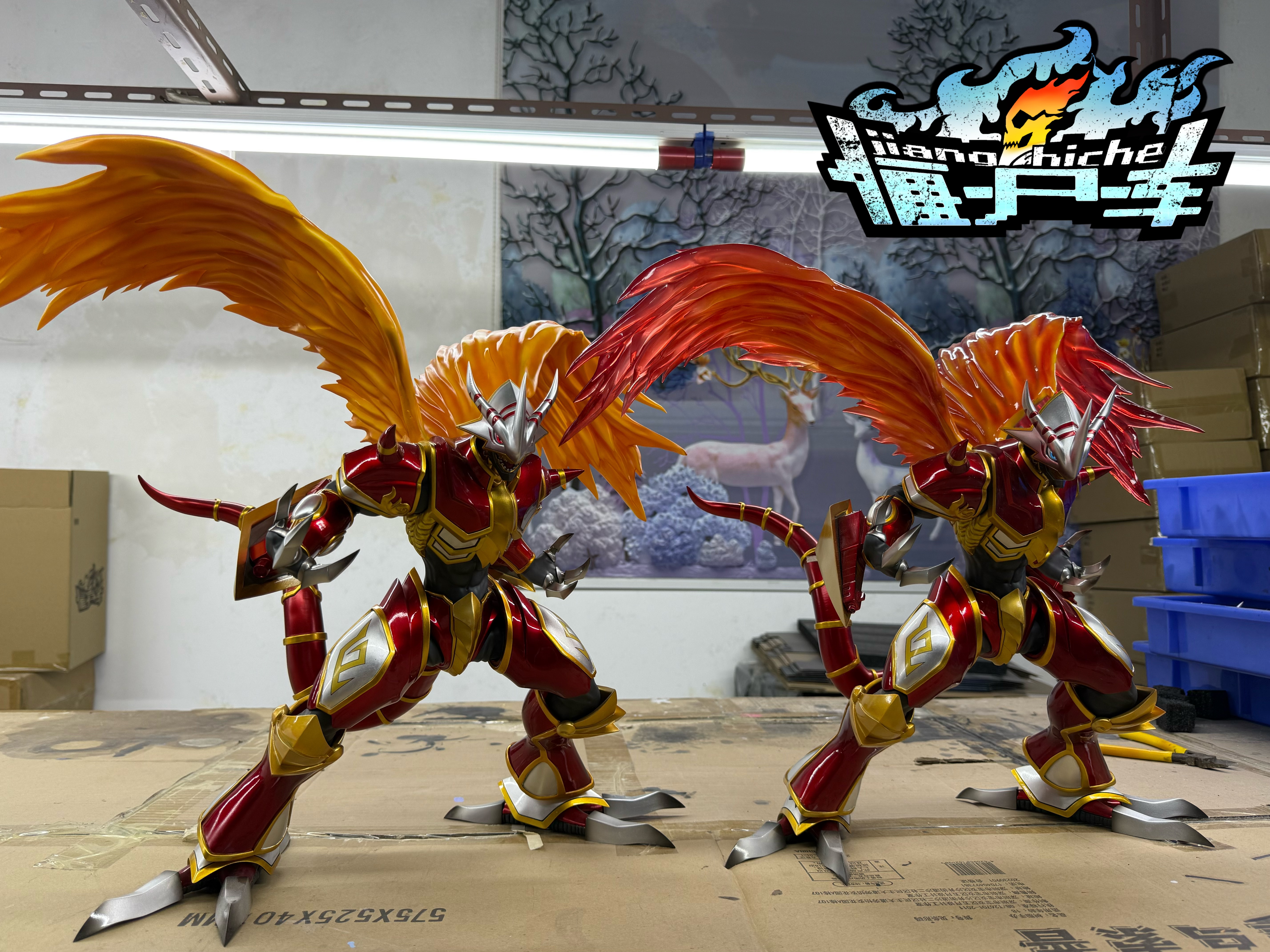 【工作室現貨】殭屍車工作室 快貨系列 數碼寶貝04 無限地帶 獸型 火之鬥士 炎龍獸