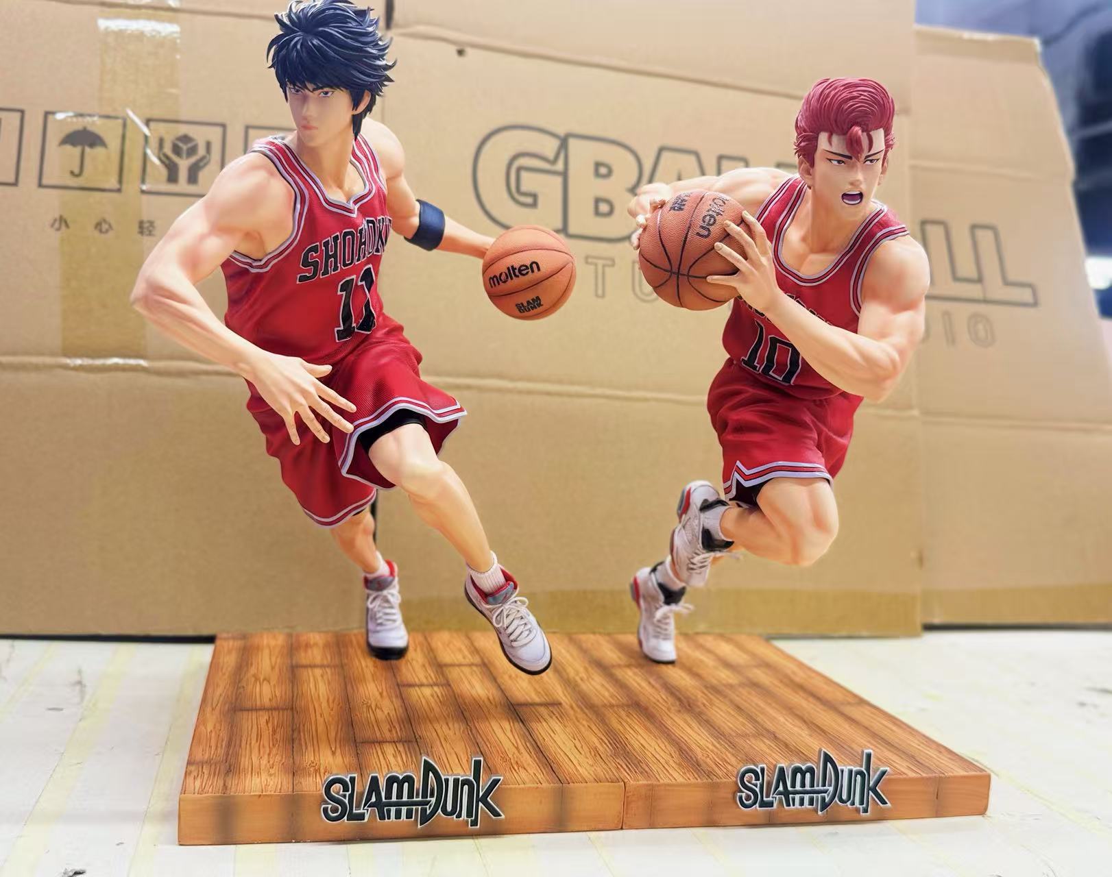 GBALL工作室-灌籃高手系列 001櫻木花道&002流川楓 雙比例    1/6比例