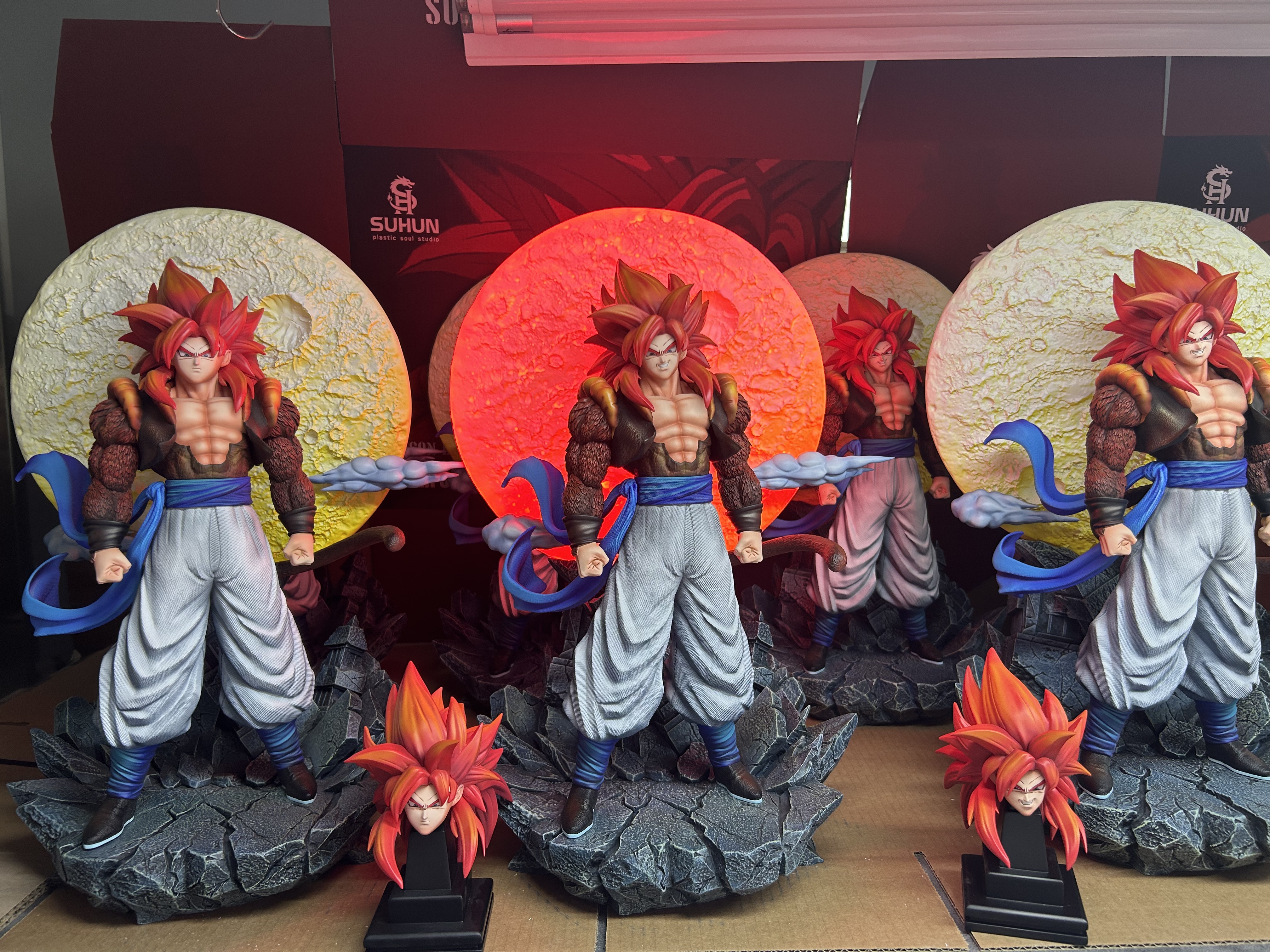plastic soul塑魂SH 1/6 紅月超四悟吉塔成品