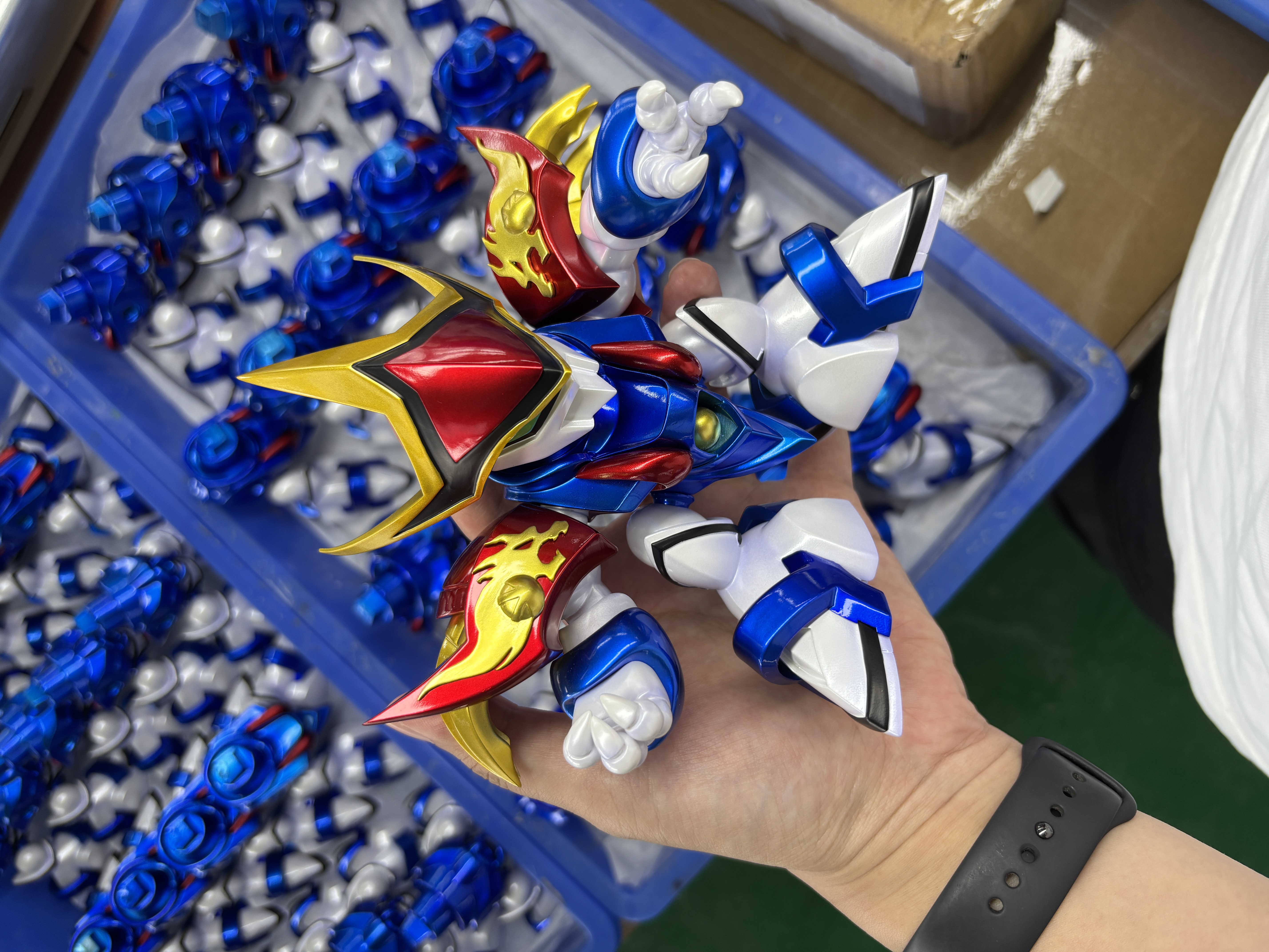鳥為食玩TBS Toybirds 童夢星海 魔神英雄傳 神龍鬥士 龍神號 ↑B款黑金色頭紋