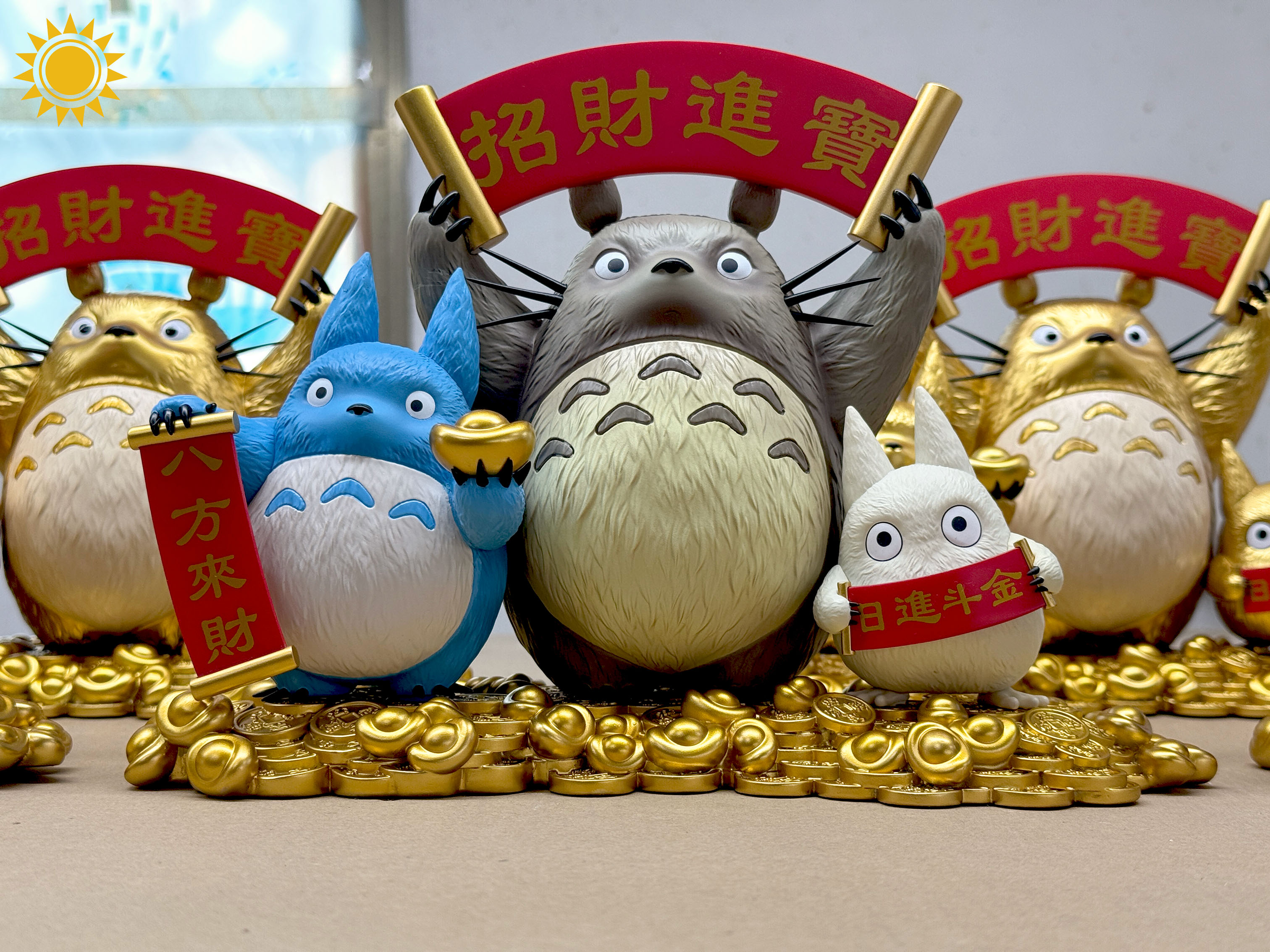 太陽模玩 宮崎駿龍貓招財系列