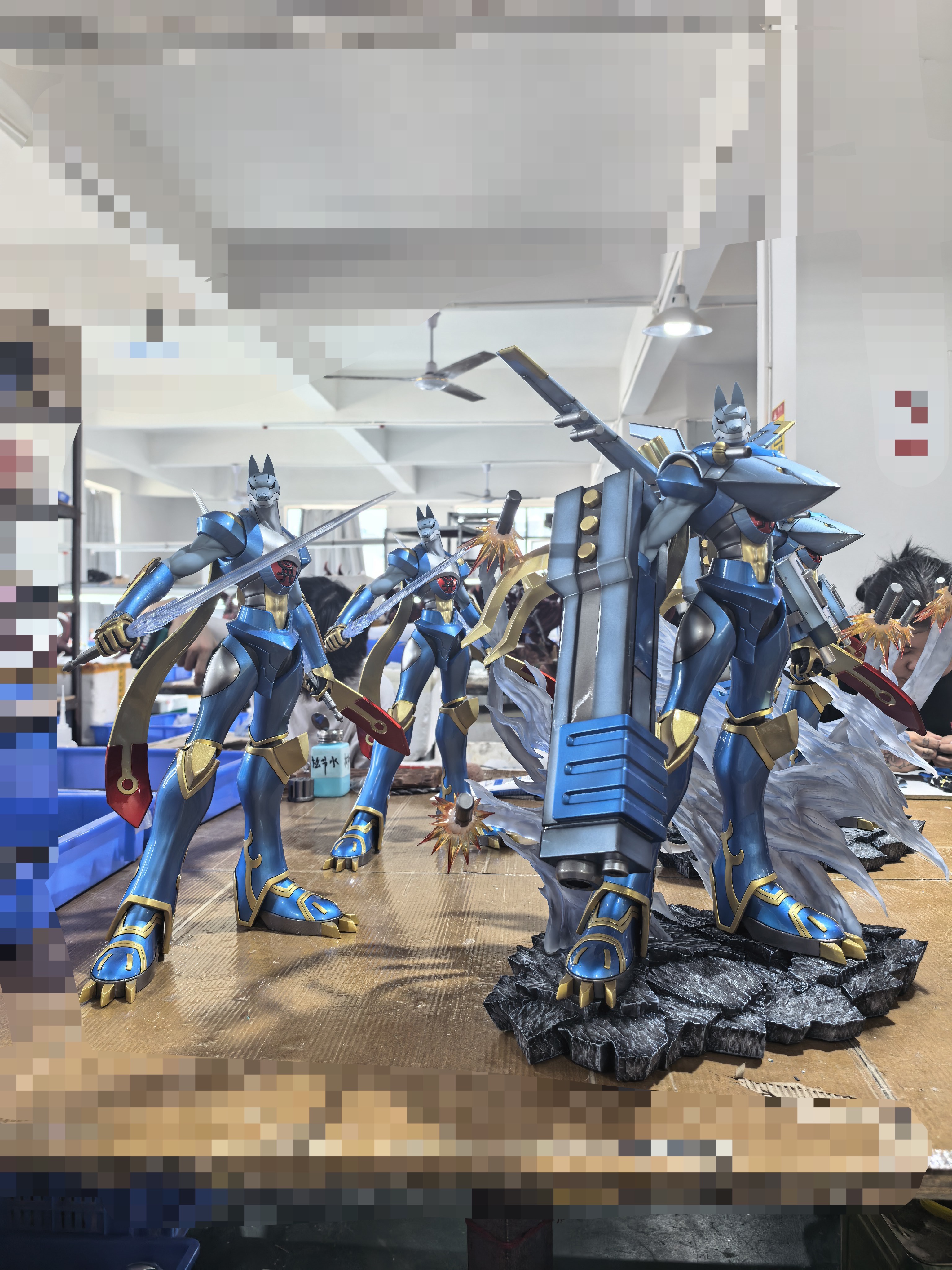 殭屍車工作室 數碼寶貝04 無限地帶 門神系列第二彈 鎧甲加魯魯