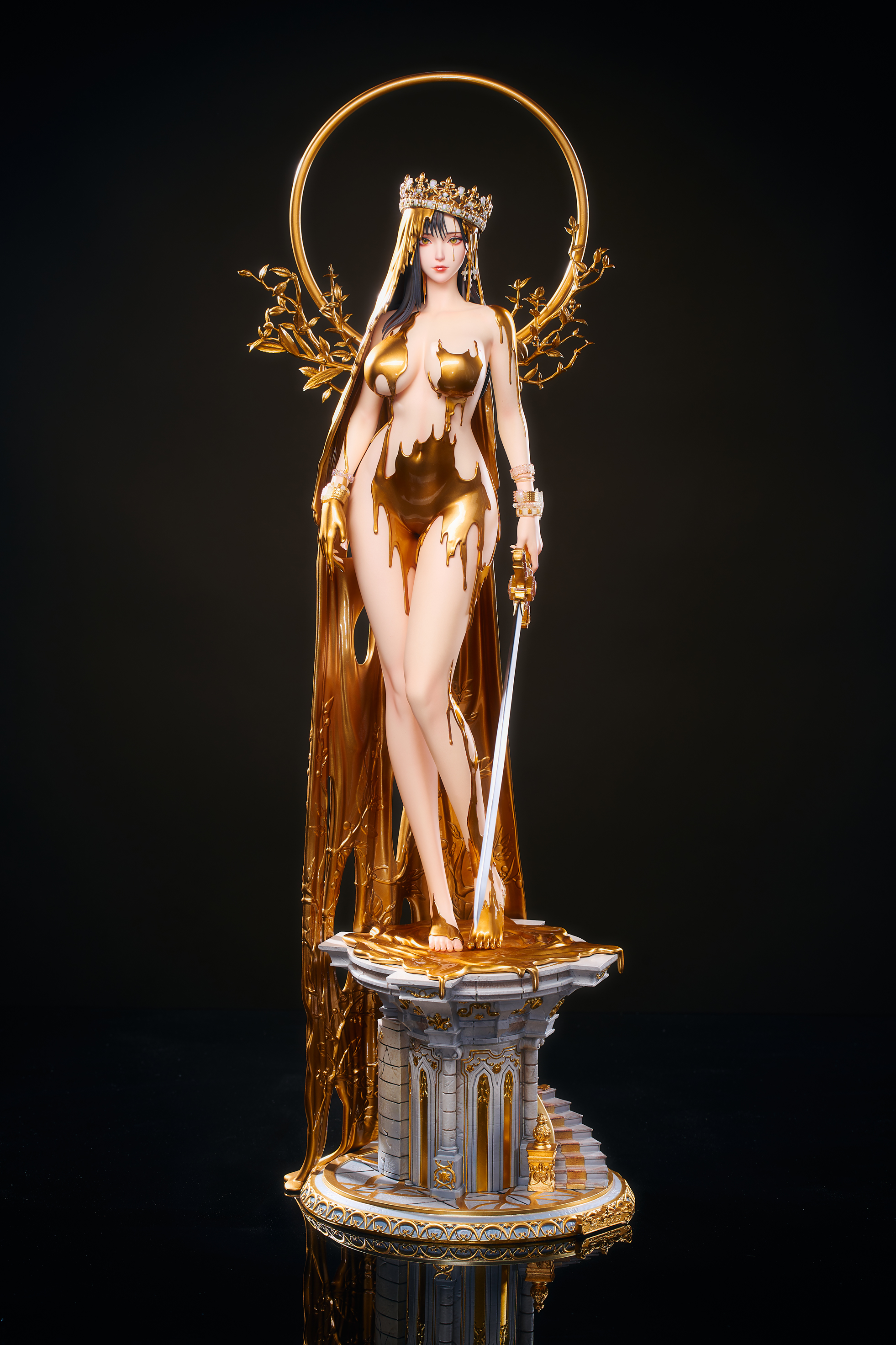 正版授權 TES工作室 GOLDEN AGE 雕像