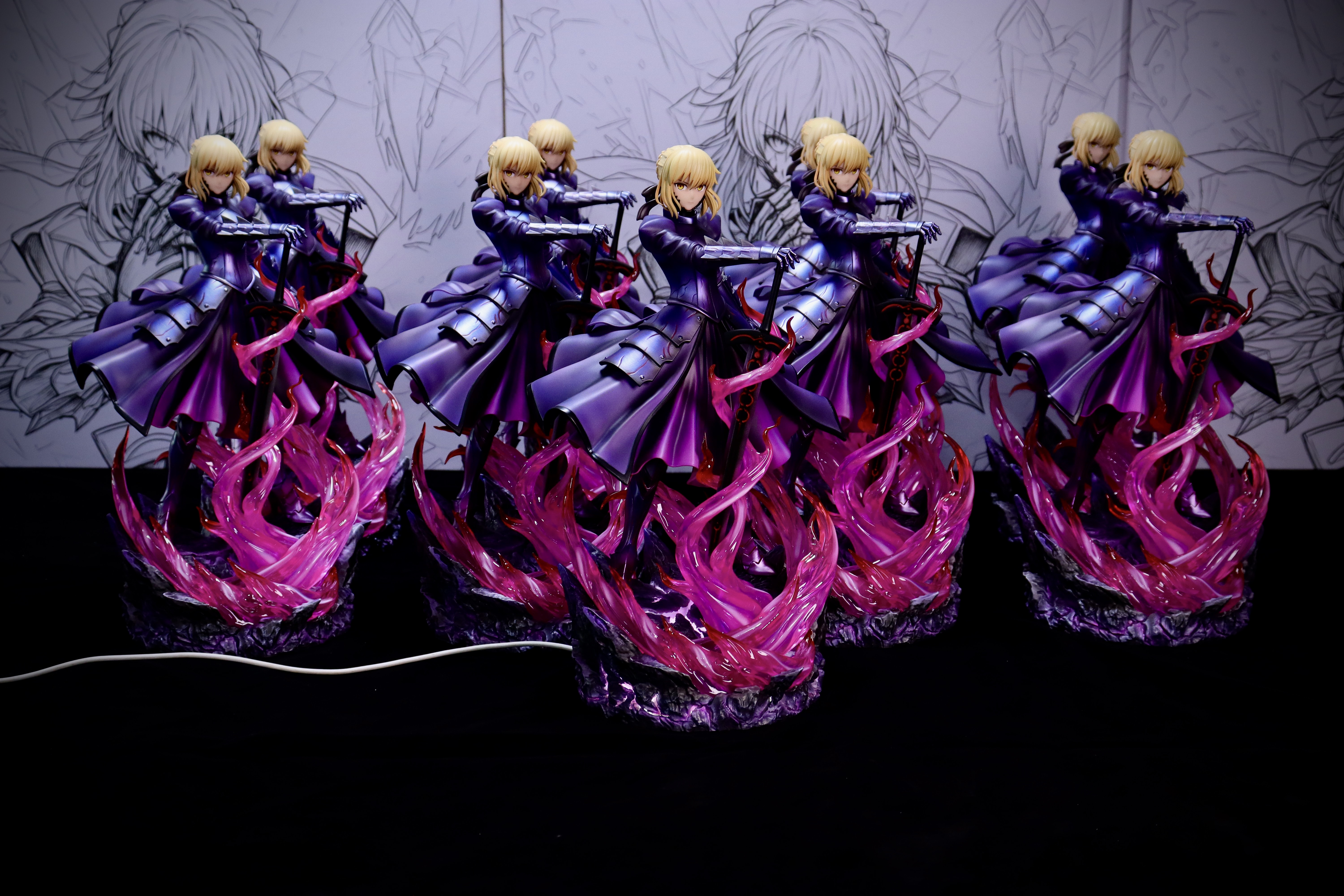 Noc Studio 女雕系列 黑呆saber