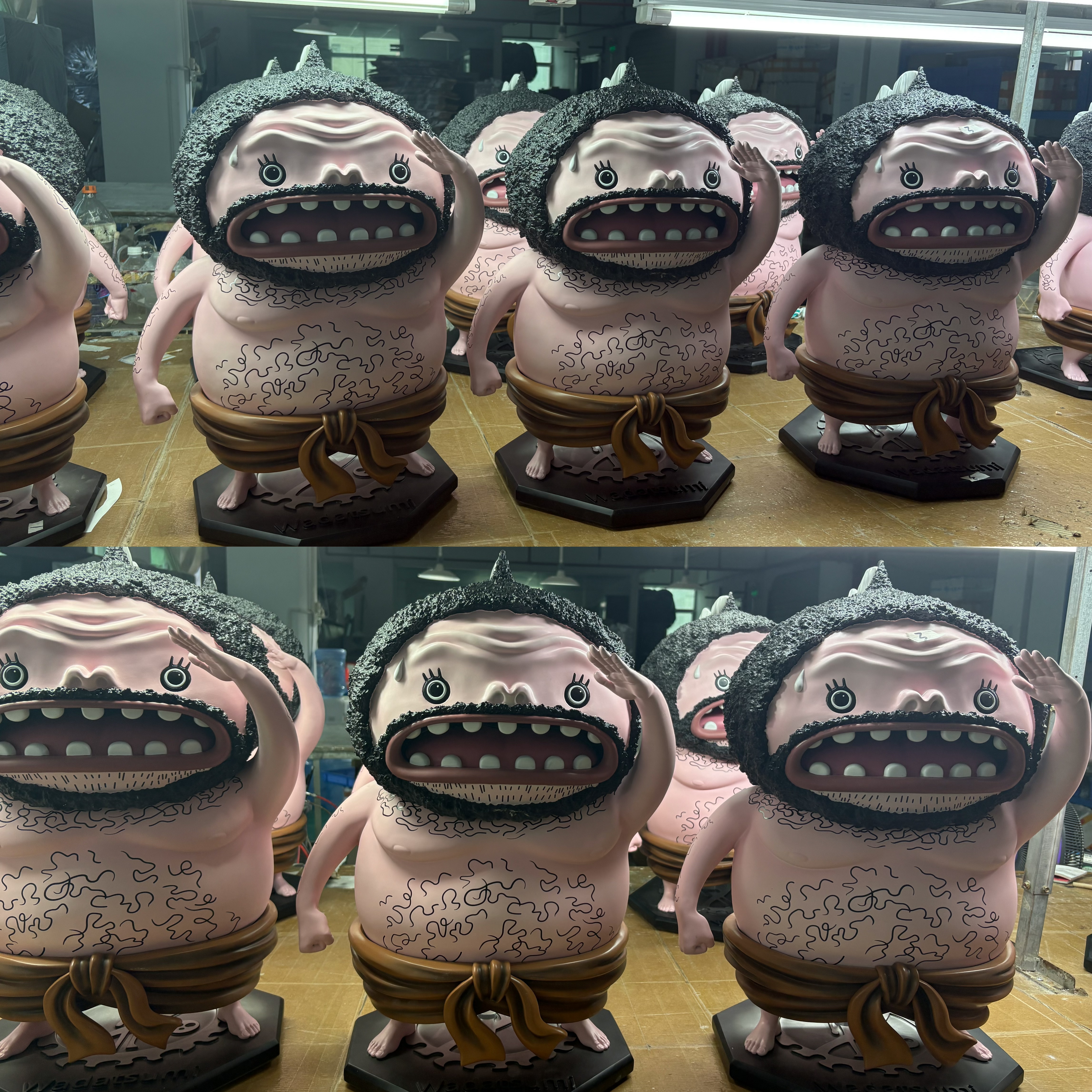 Black小黑工作室 私人定製pop補全 魚人系列 綿津見（禿頭海怪）