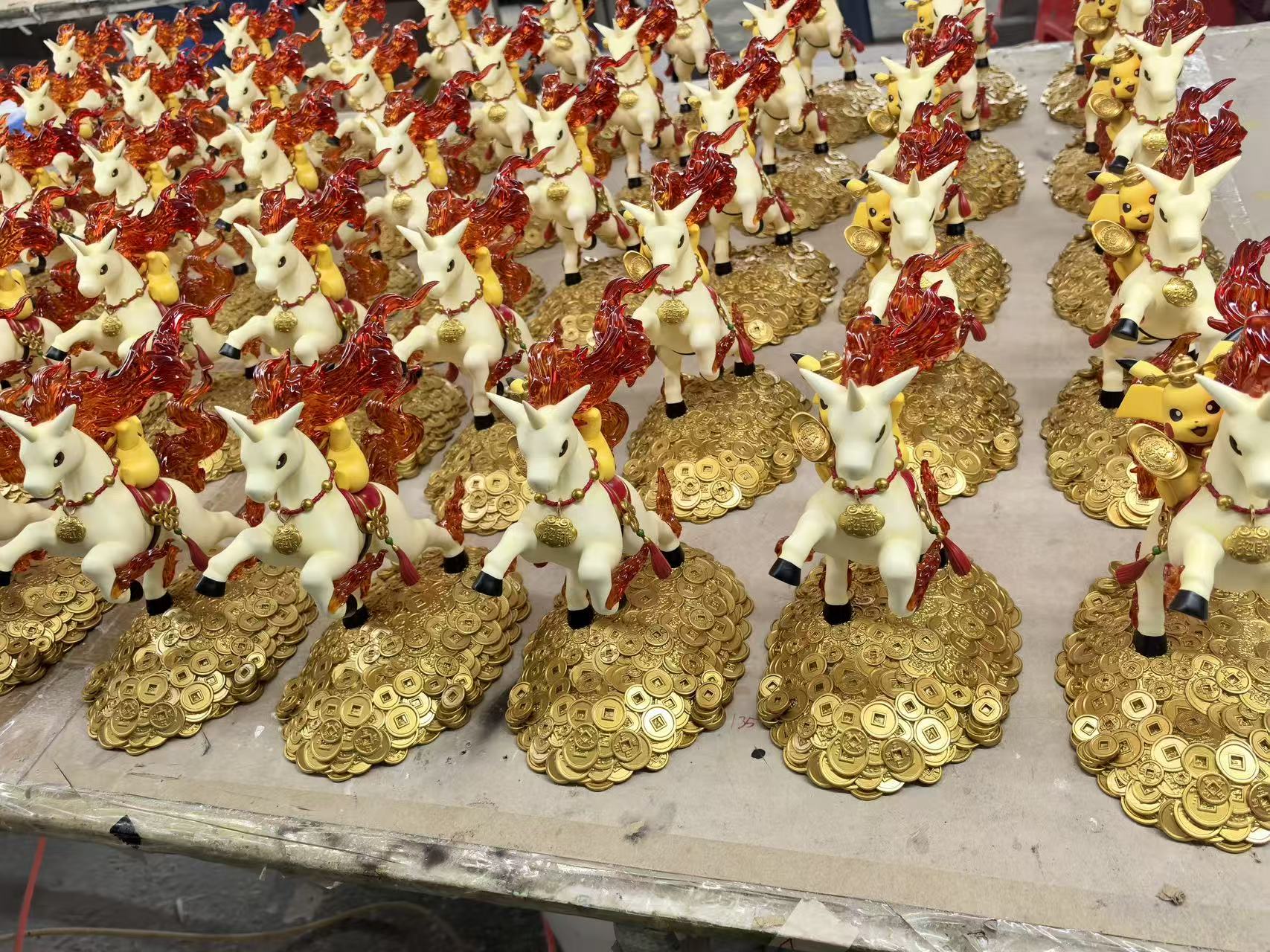 池魚王工作室 馬上成功 過年肥年 烈焰肥馬皮卡丘