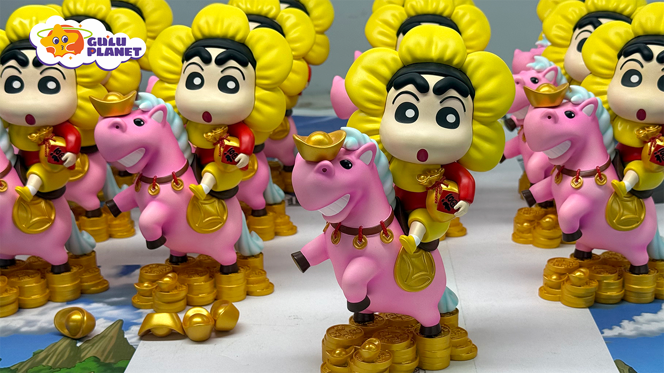 斑馬 studio 馬上暴富馬上有錢花蠟筆小新 新年限量潮玩GK