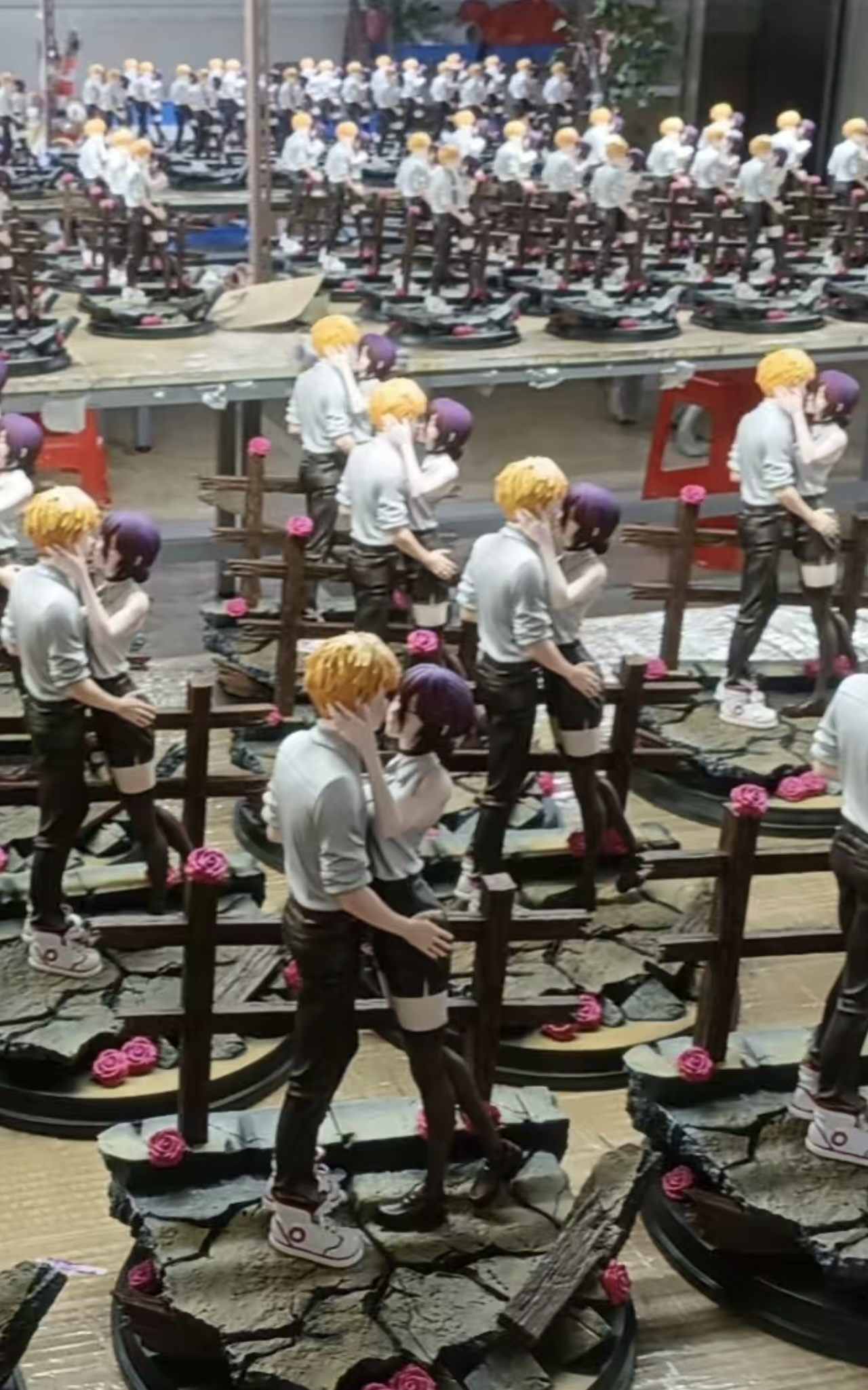 PINK 電次×蕾塞 煙花之吻 1/6 GK雕像