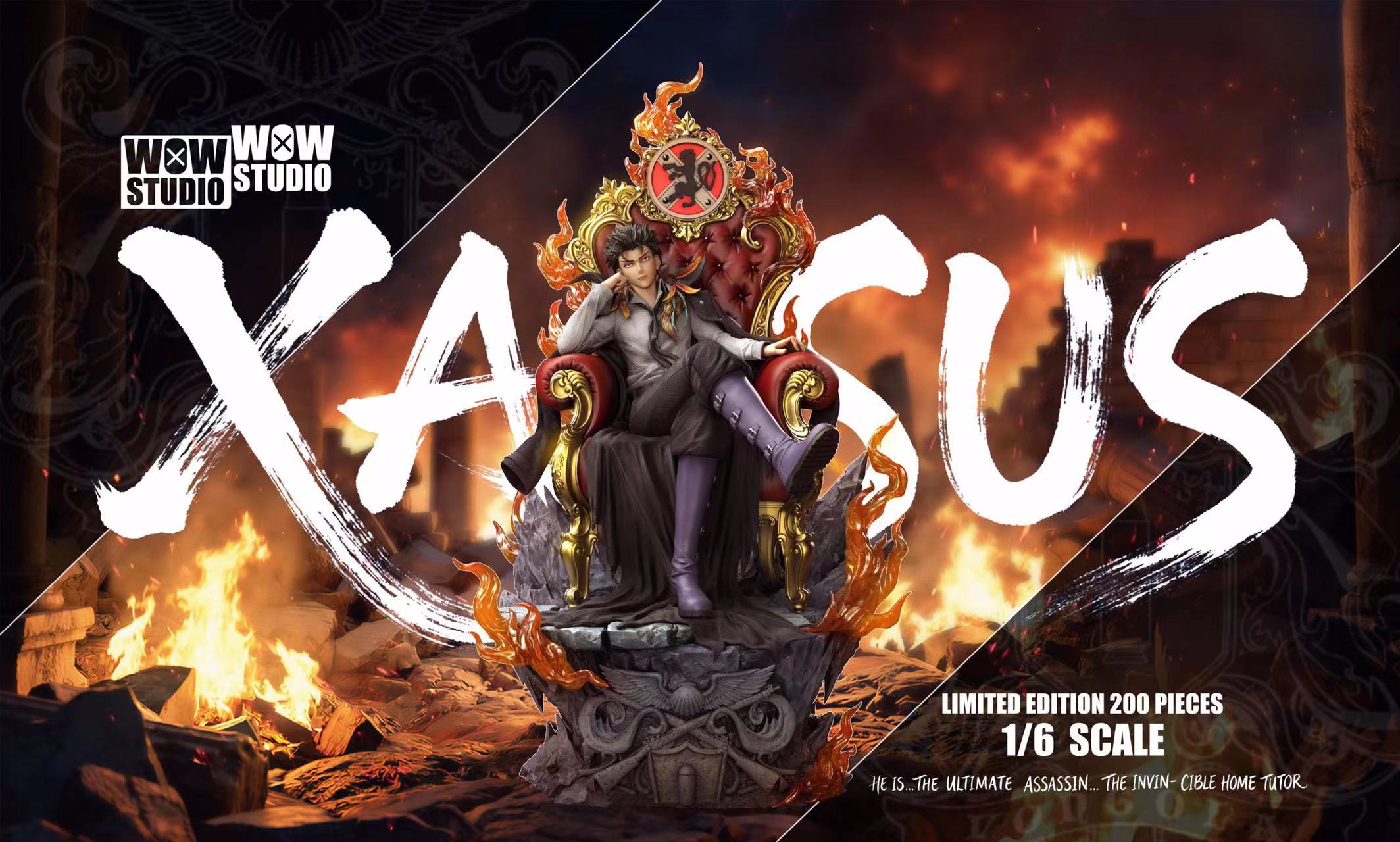 WOW STUDIO 家庭教師HITMAN REBORN! XANXUS 王座1/6雕像– GK國度