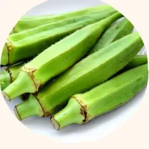 Okra delivered fresh from the place of origin