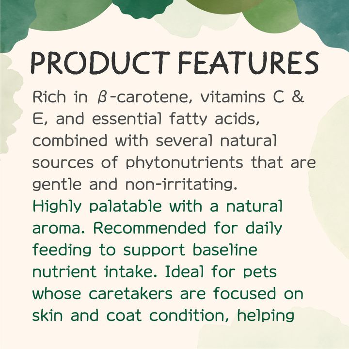 Product features of Skin & Coat Care hay powder for rabbits losing fur