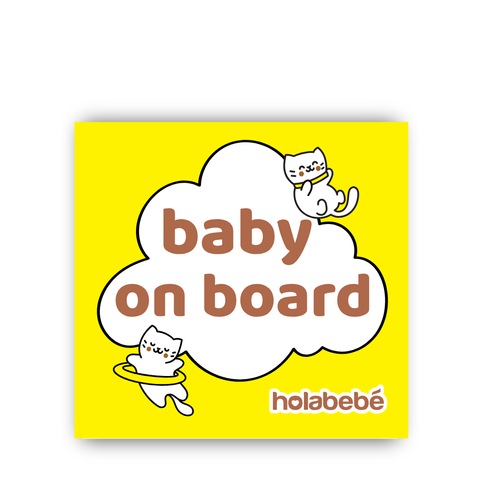 Holabebe baby onboard car sticker