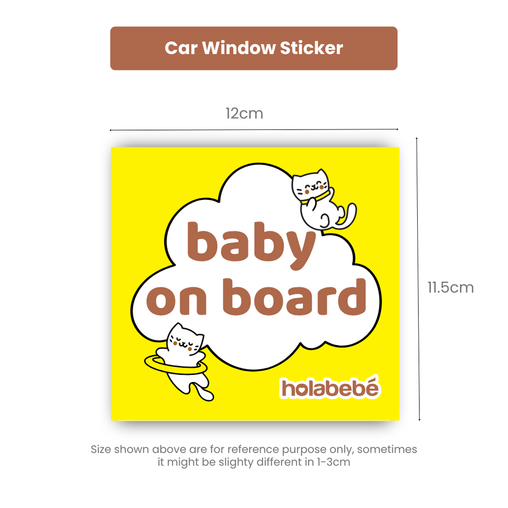 Holabebe baby onboard car sticker3