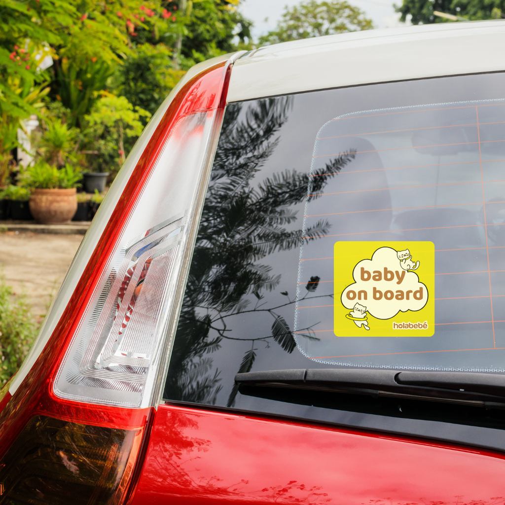 Holabebe baby onboard car sticker2