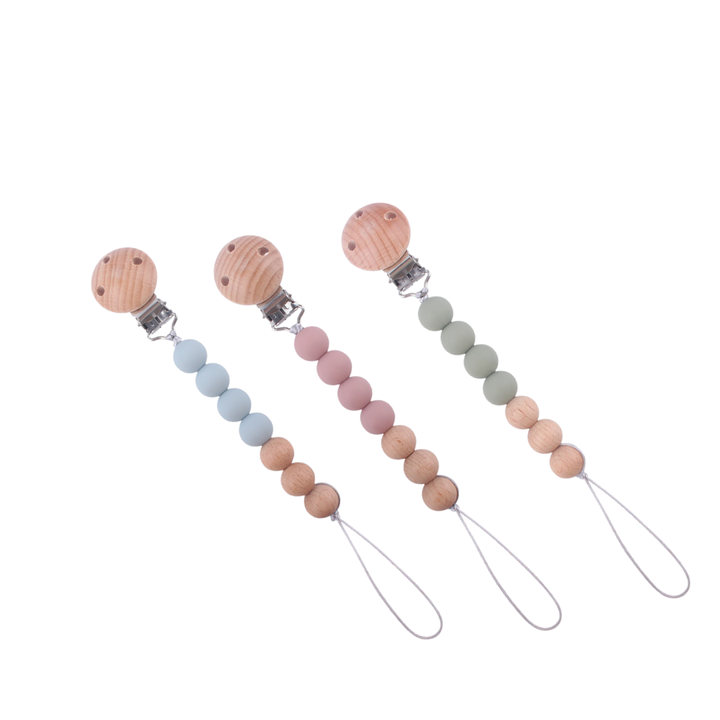 Holabebe Wooden Pacifier Clip