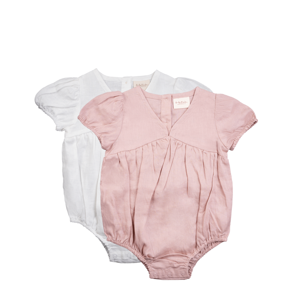 Hatch Signature Linen Romper