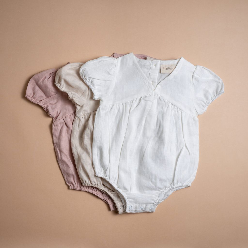 Hatch Signature Linen Romper5