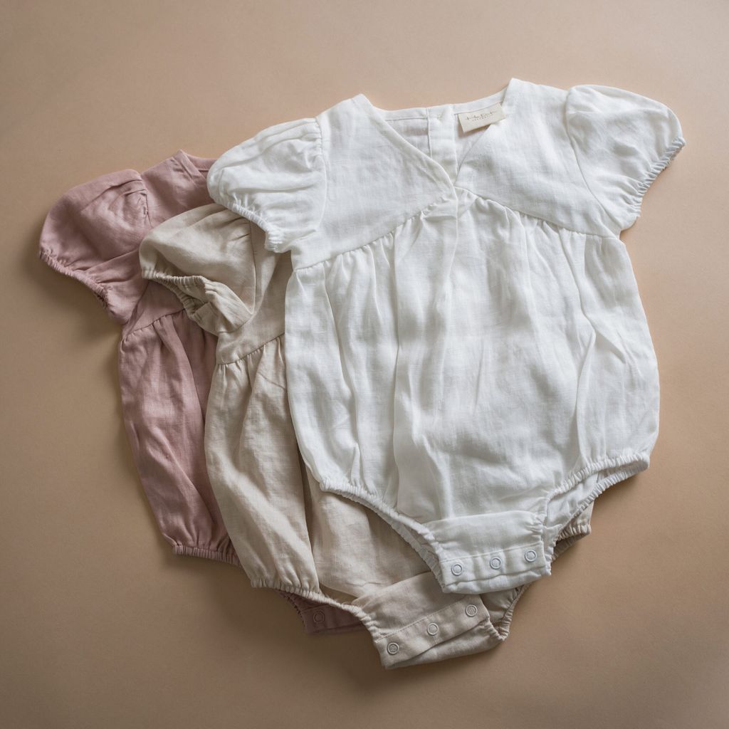 Hatch Signature Linen Romper7
