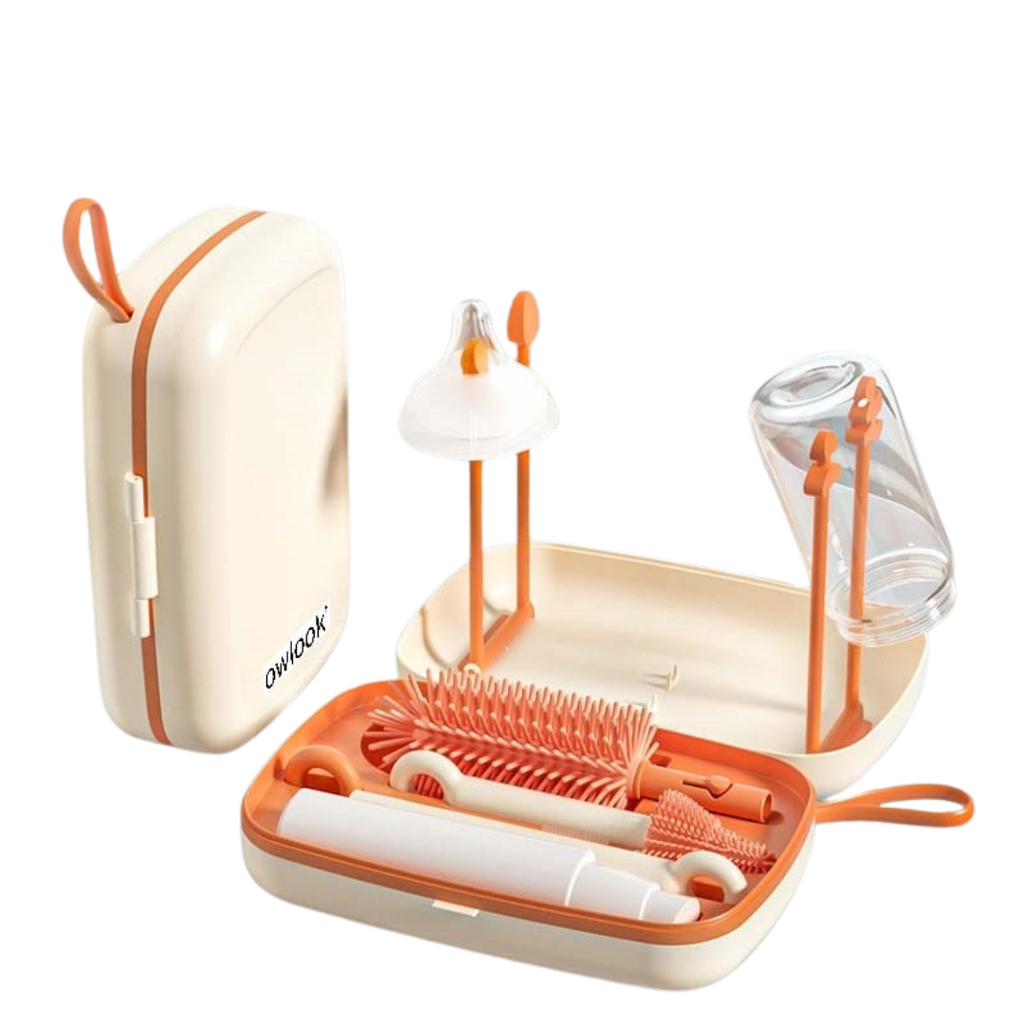 Owlook Travel Baby Bottle Cleaning & Drying Set4