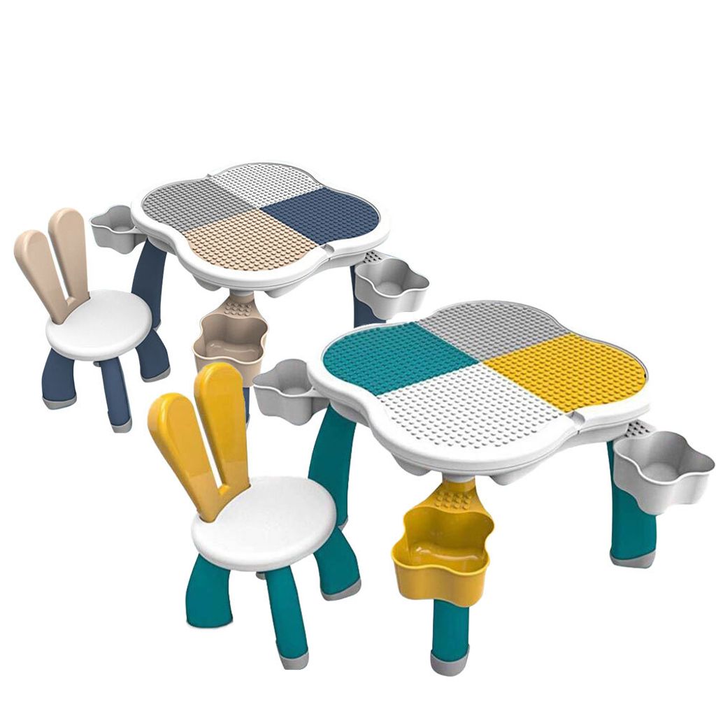 KIds Multi Activity Building Block Table & Chair Set