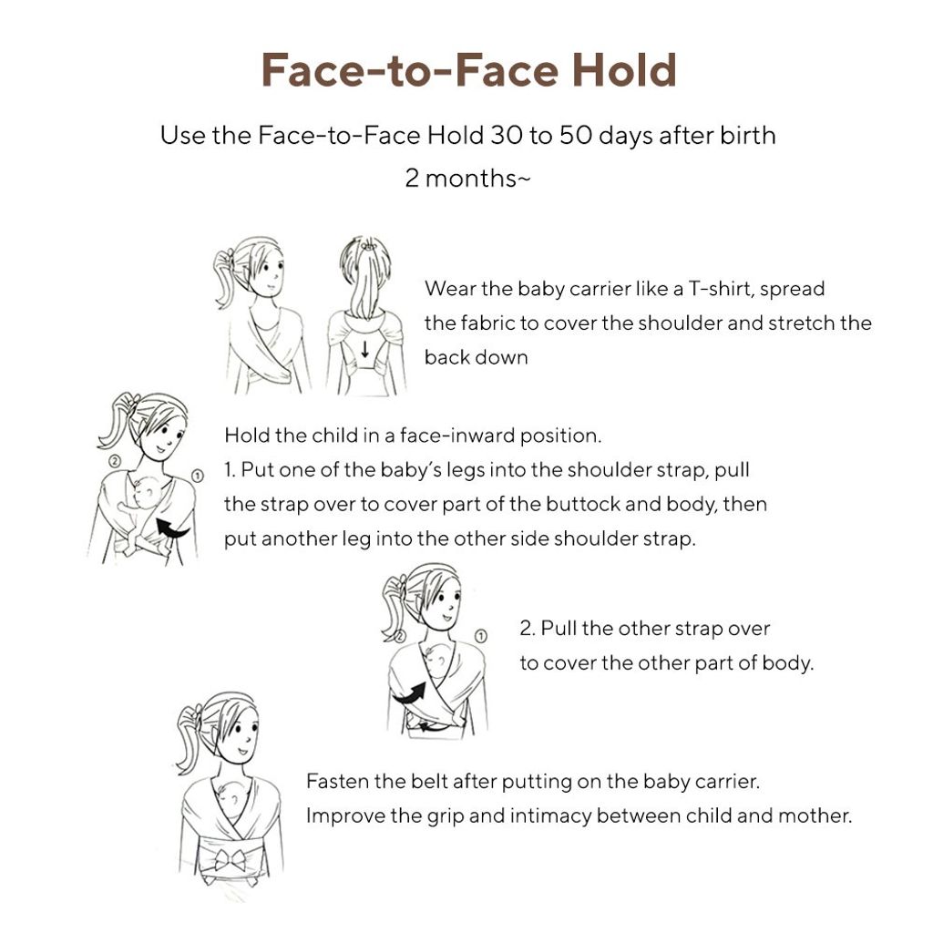 Breathable Baby Wrap Infants Sling Carrier For Mom Travelling10