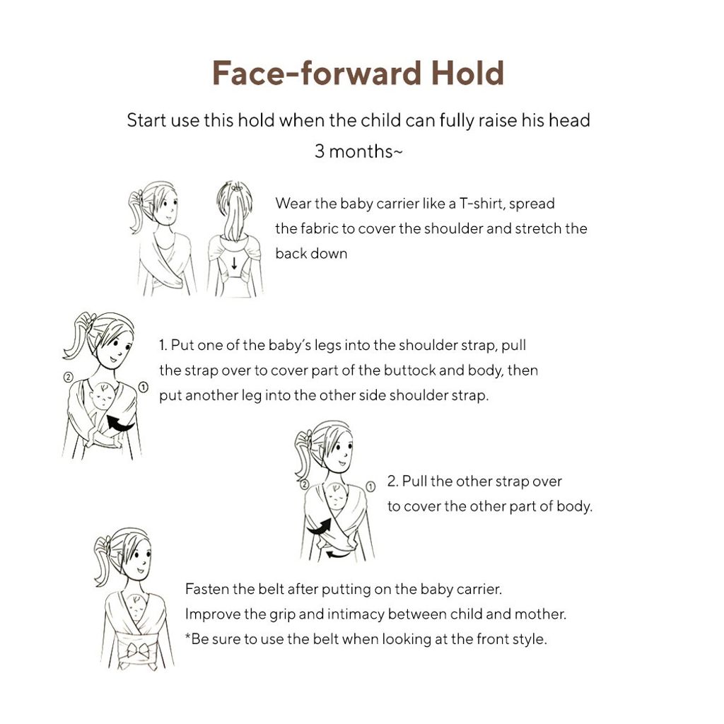 Breathable Baby Wrap Infants Sling Carrier For Mom Travelling7