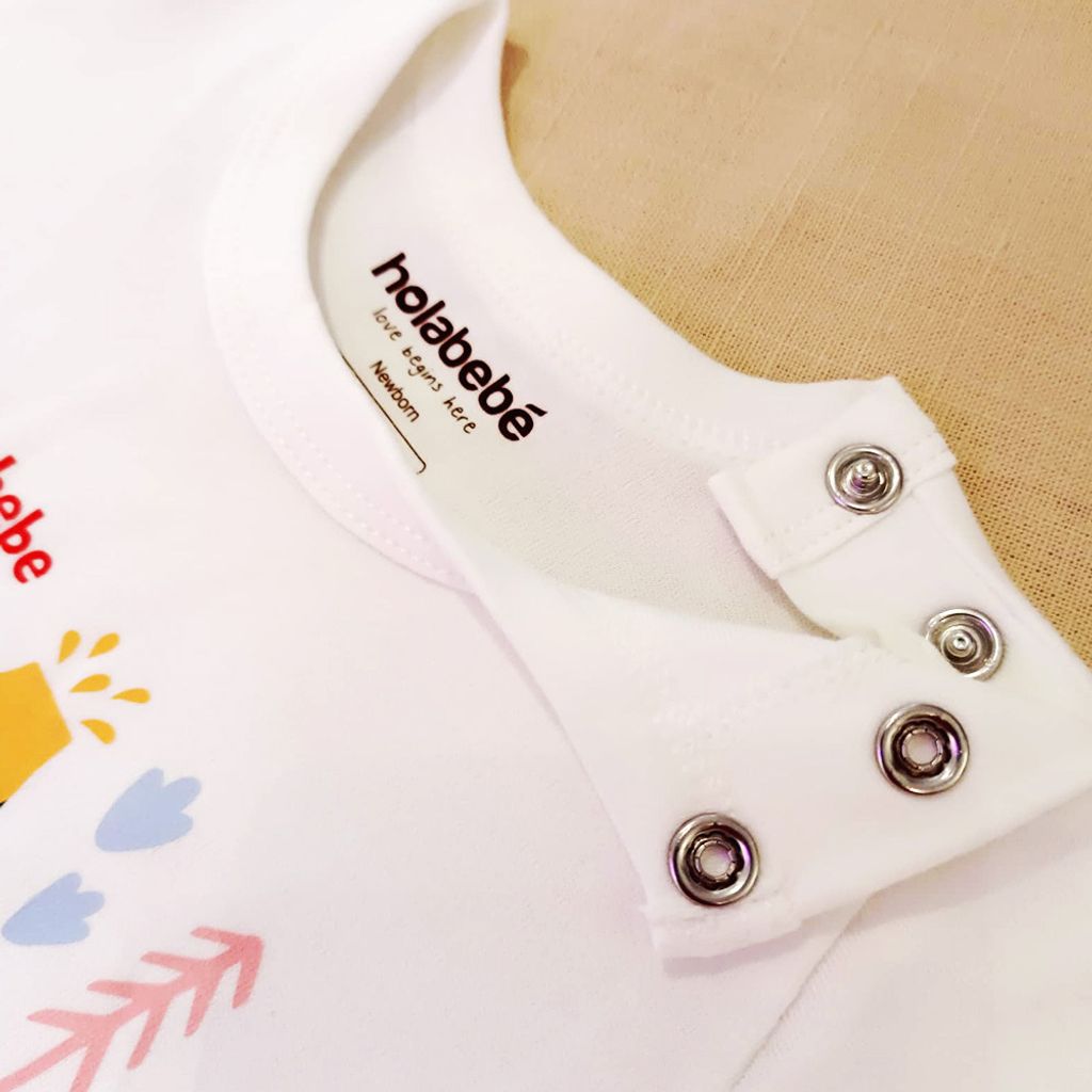 Holabebe Baby Romper Dinosaur Print3