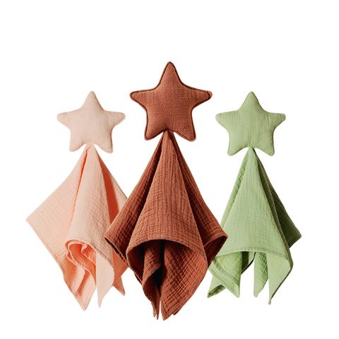 Holabebe Muslin Comfort Blanket With Star Design