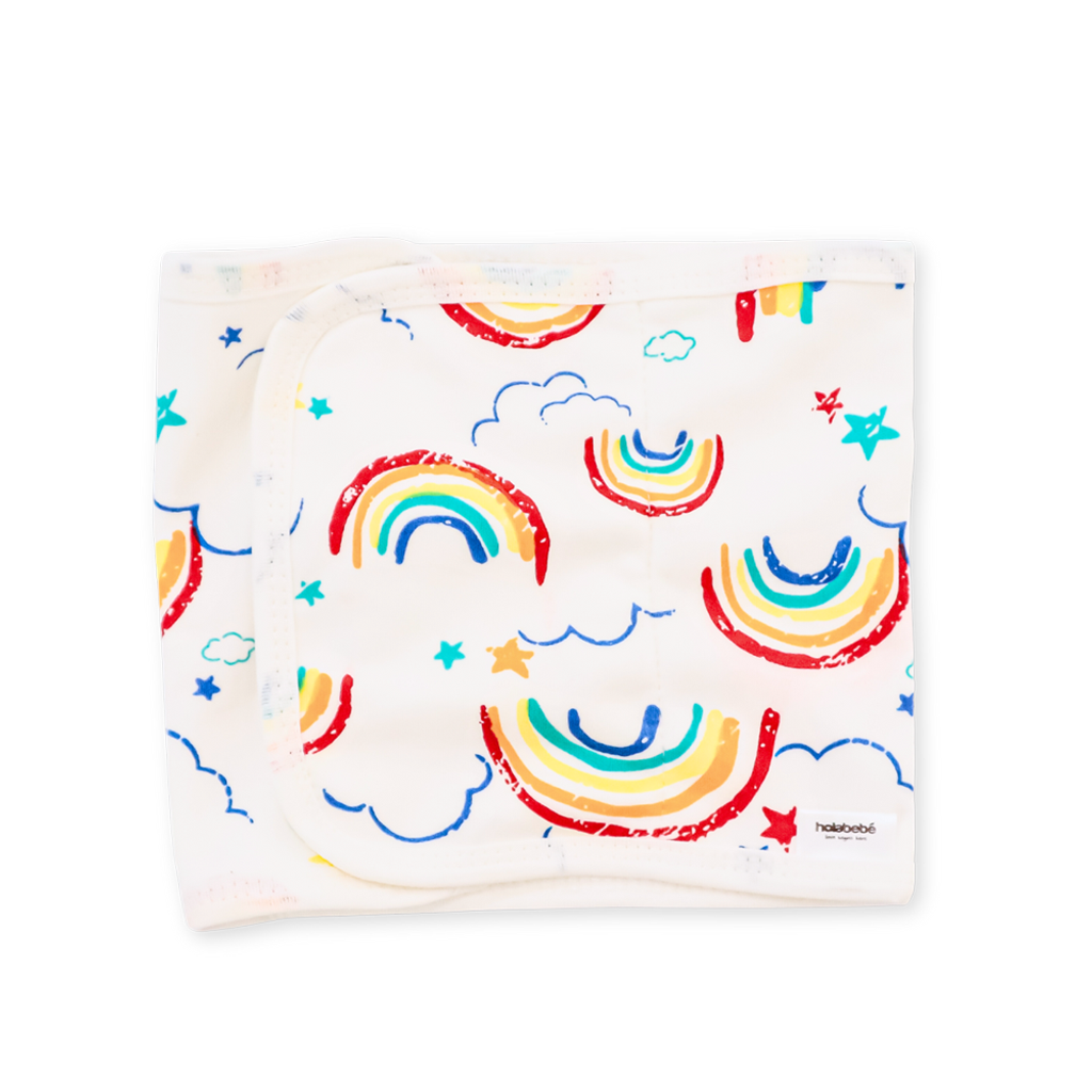 Newborn Belly Binder Rainbow
