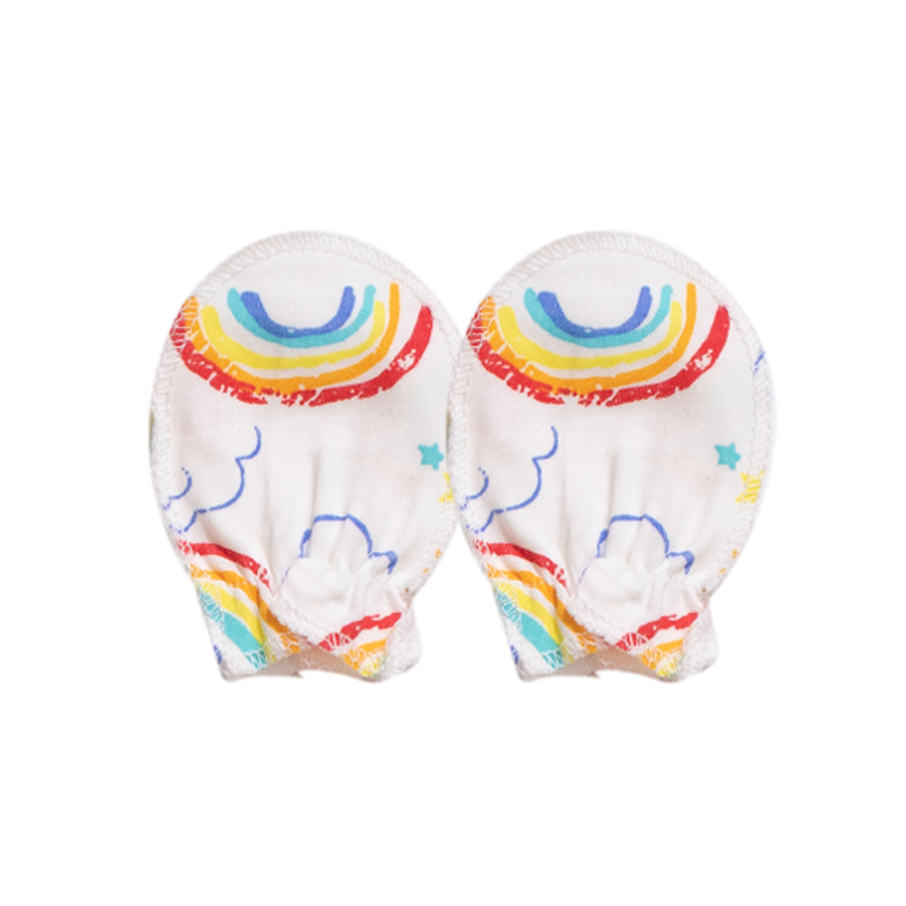 Holabebe Newborn Baby Mitten Rainbow