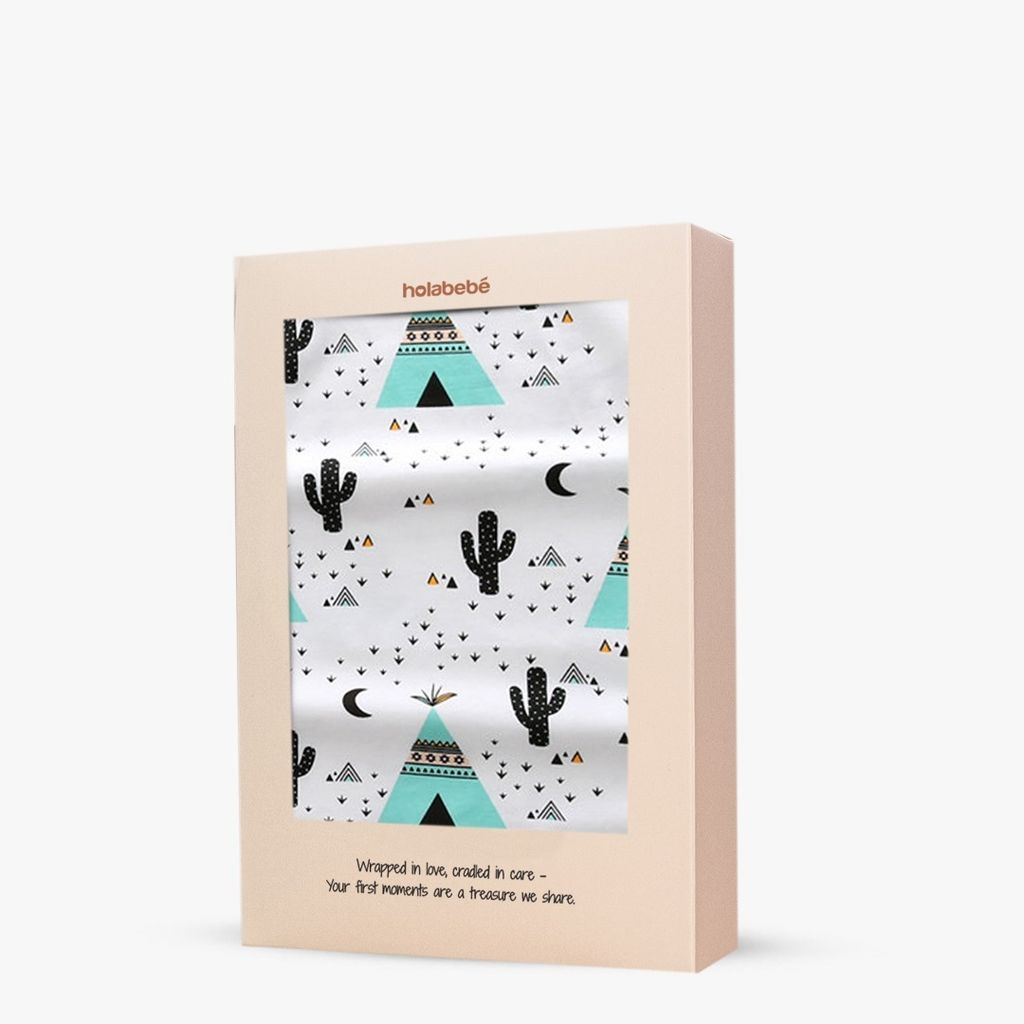 Holabebe Baby Cotton Blanket Cactus2